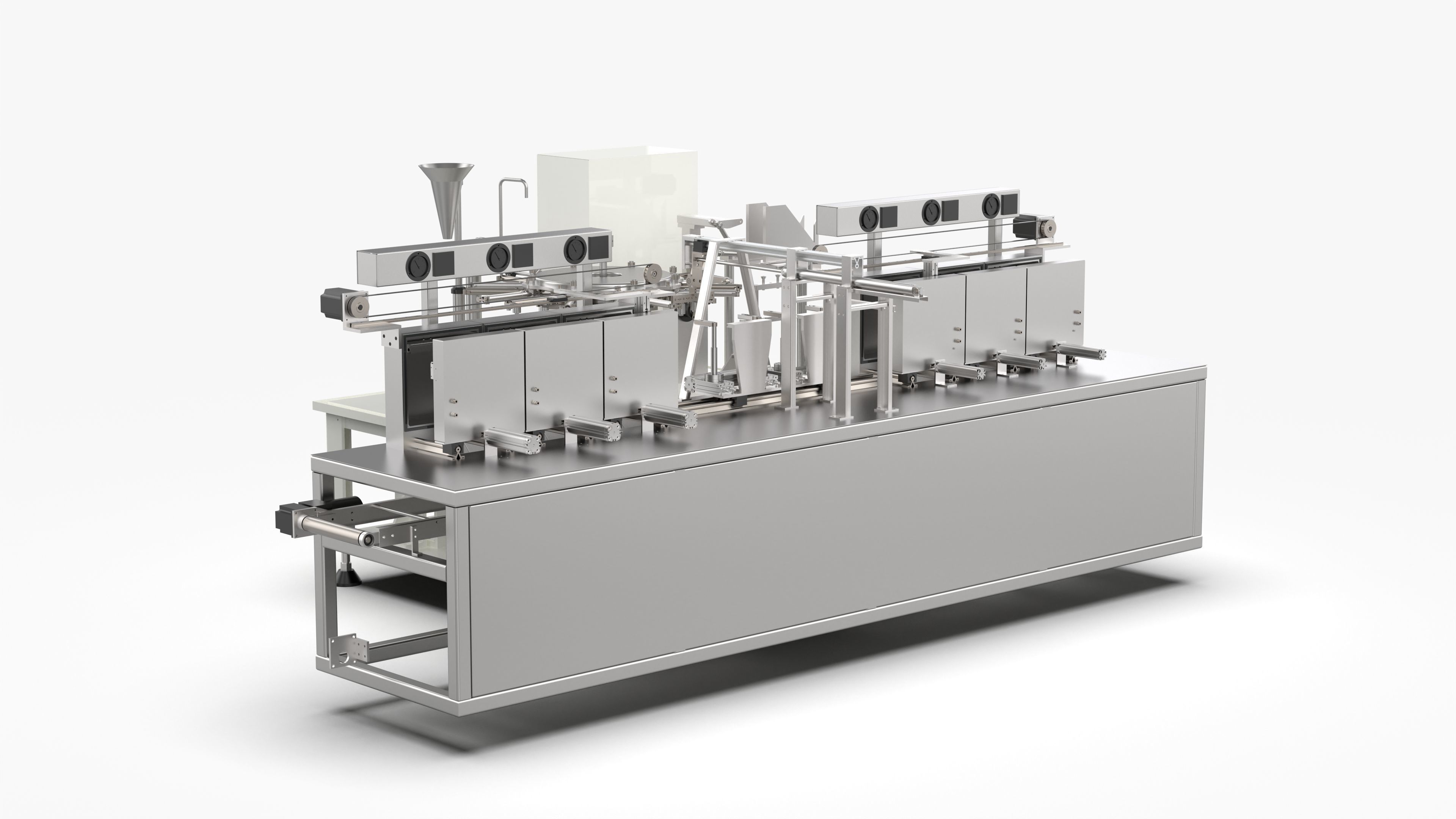 Automatic Bag Packaging Machine 3D model_1