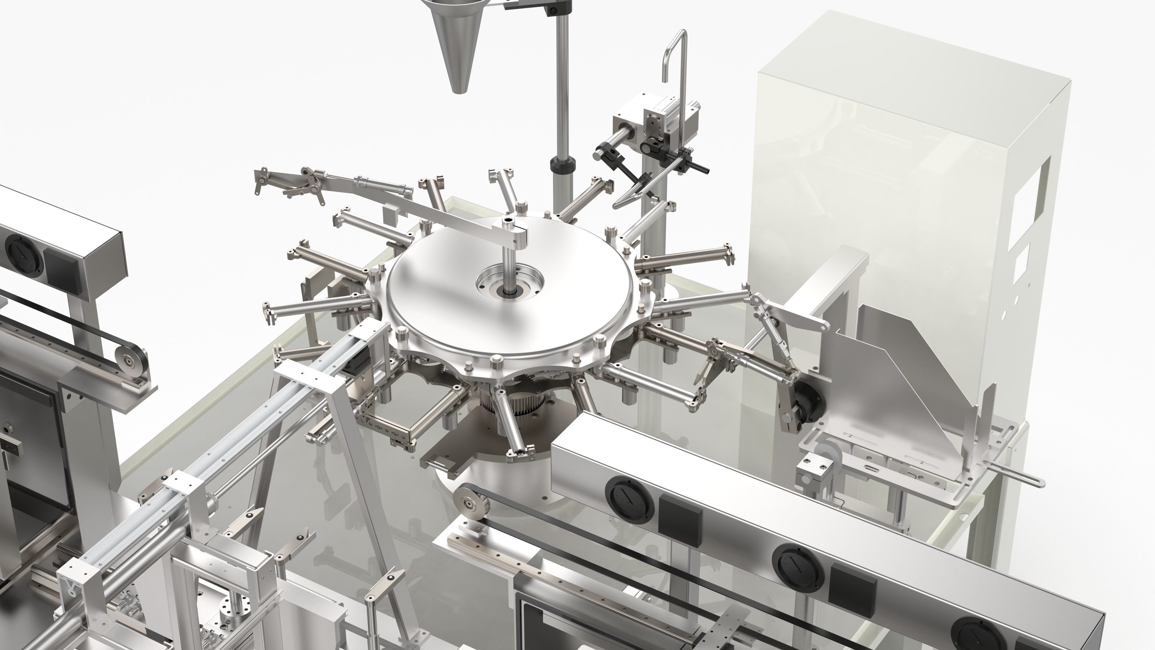 Automatic Bag Packaging Machine 3D model_16