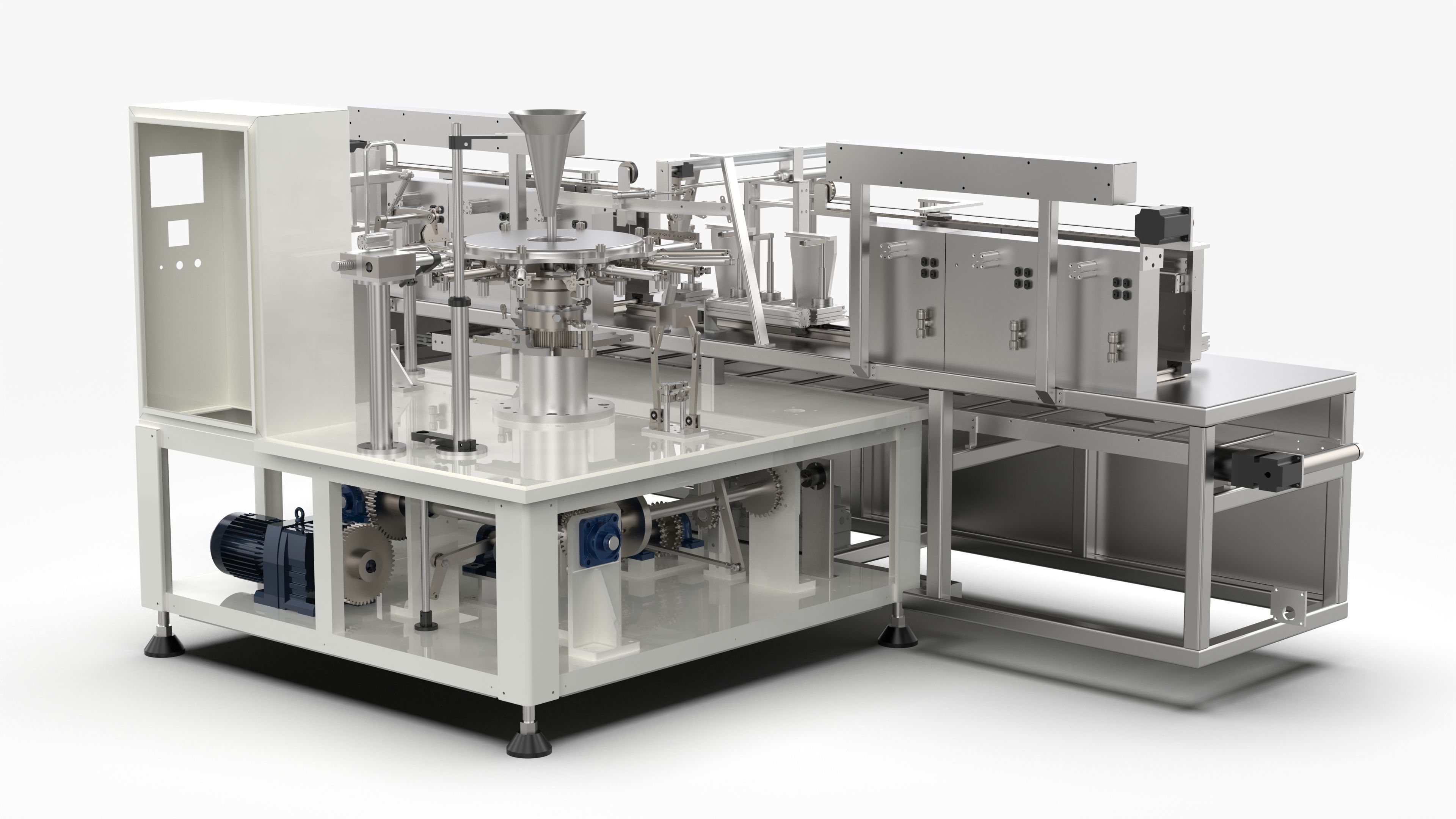 Automatic Bag Packaging Machine 3D model_4