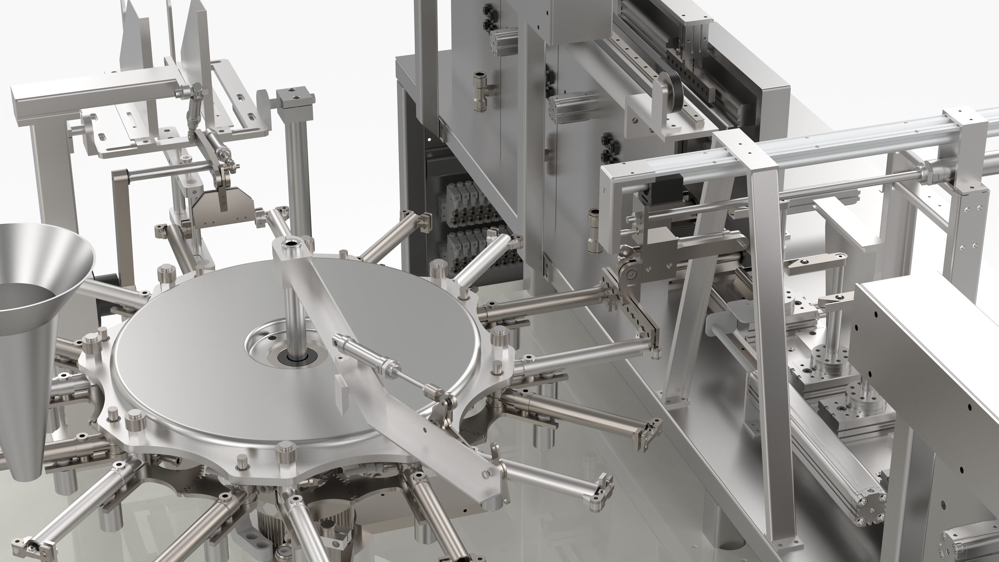 Automatic Bag Packaging Machine 3D model_14