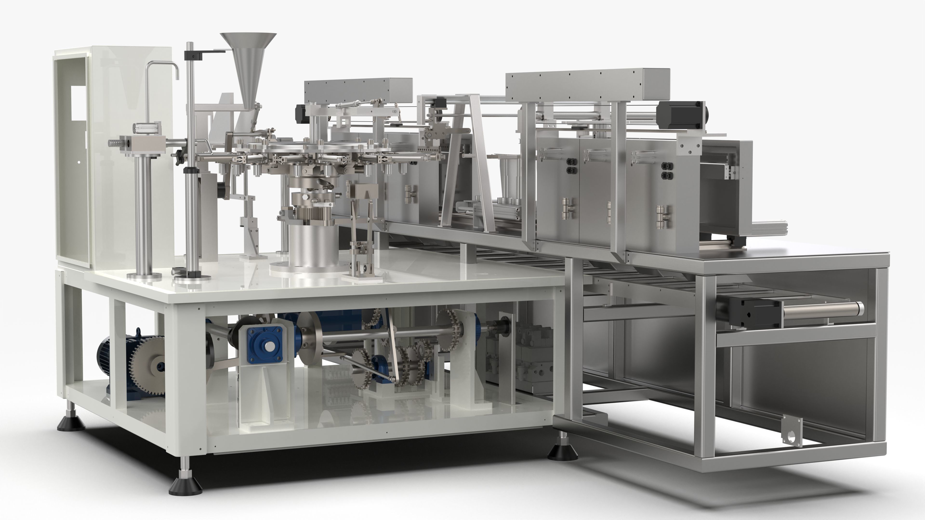 Automatic Bag Packaging Machine 3D model_13