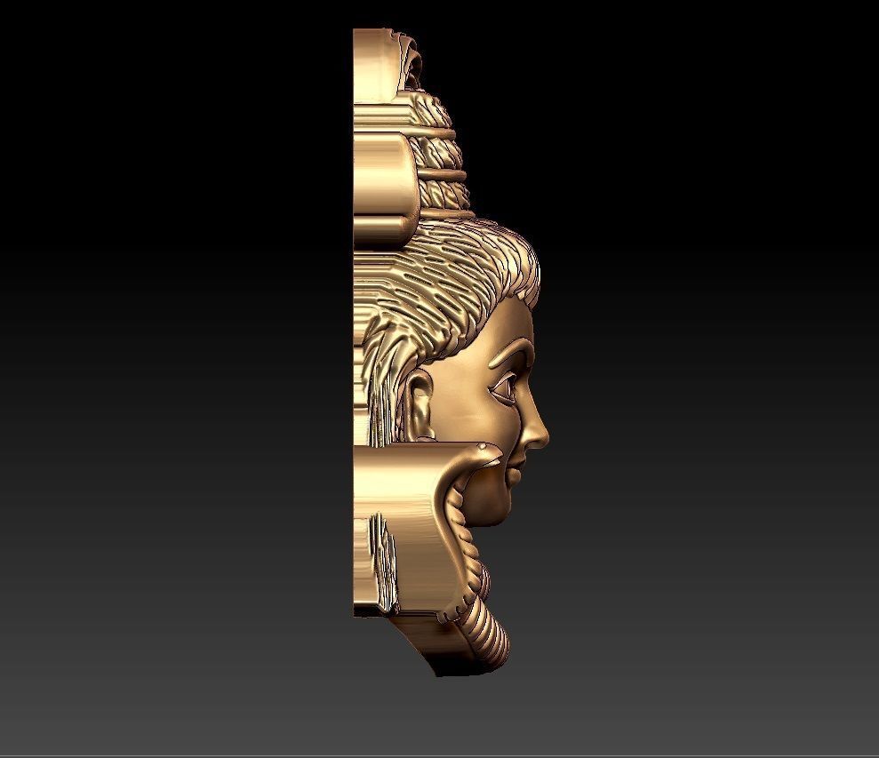LORS SIVA PENDENT 3D print model_4
