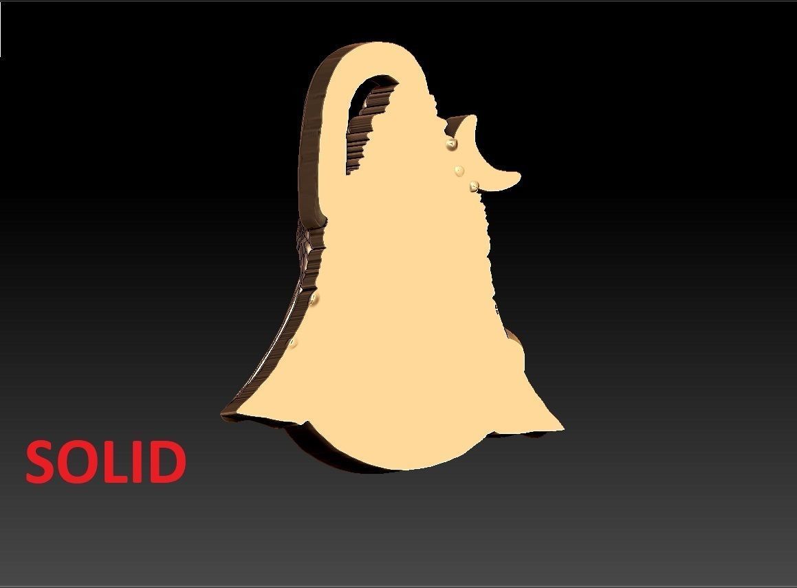 LORS SIVA PENDENT 3D print model_6