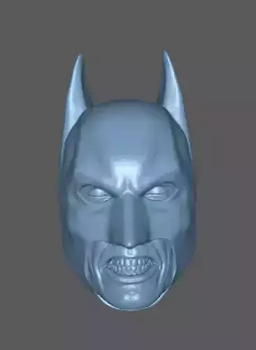 BATMAN BEGINS ANGRY BALE HEADSCULPT 3D print model