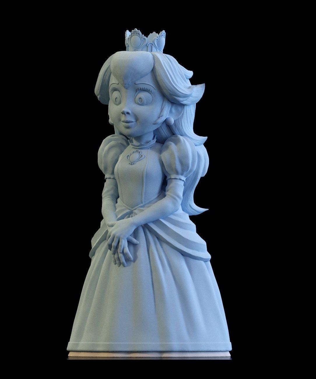 Princess peach movie MARIO BROS  3D print model_3