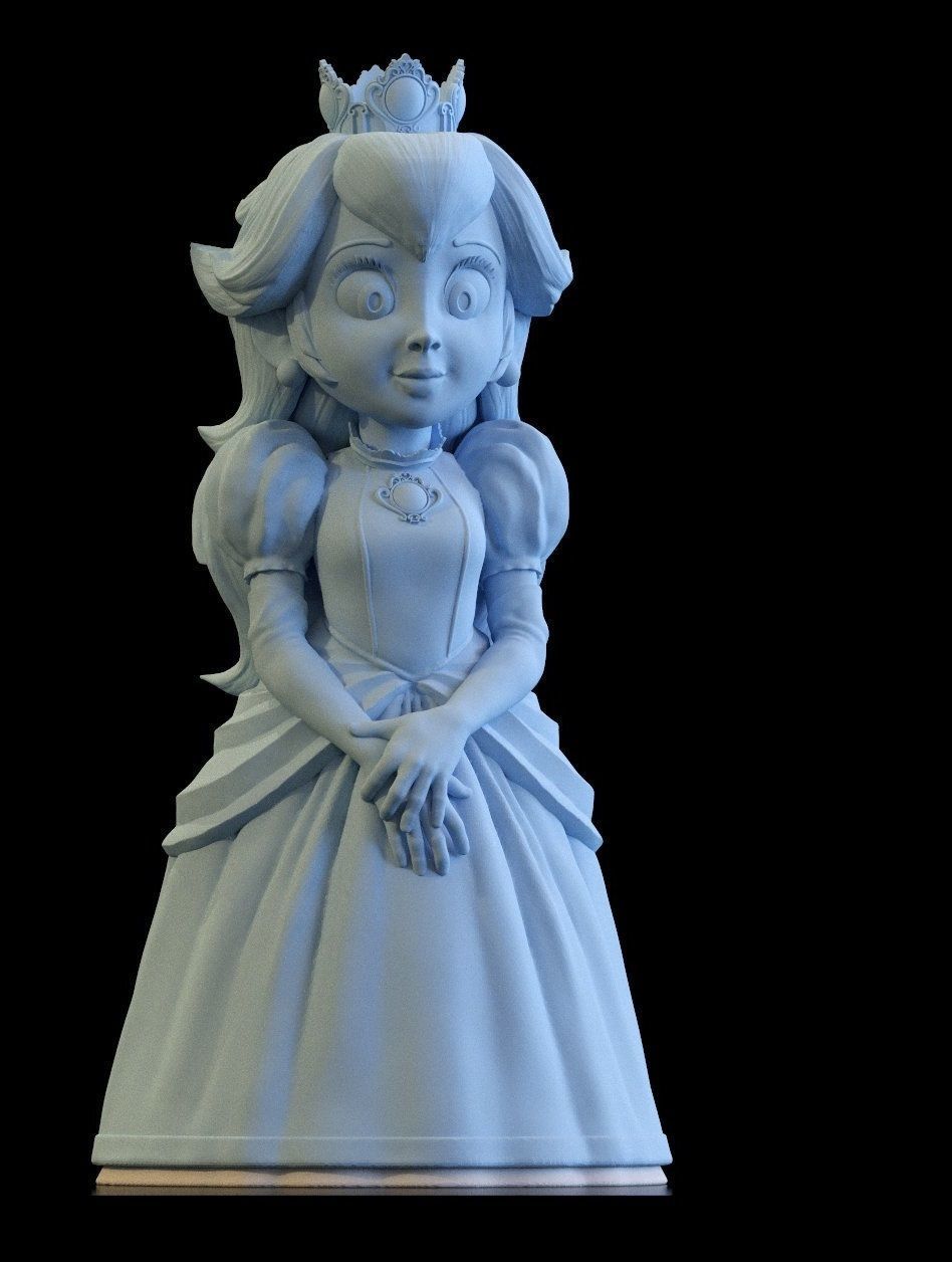 Princess peach movie MARIO BROS  3D print model_2