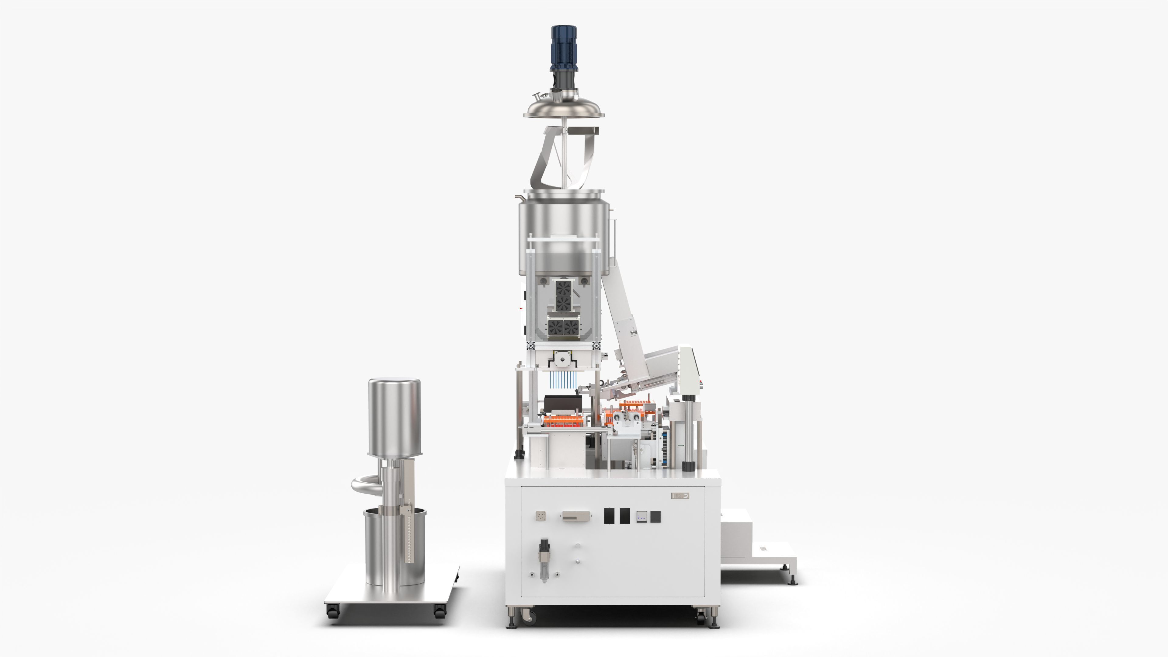 Fully Automatic Tube Loading and Glue Collection Machine 3D model ...