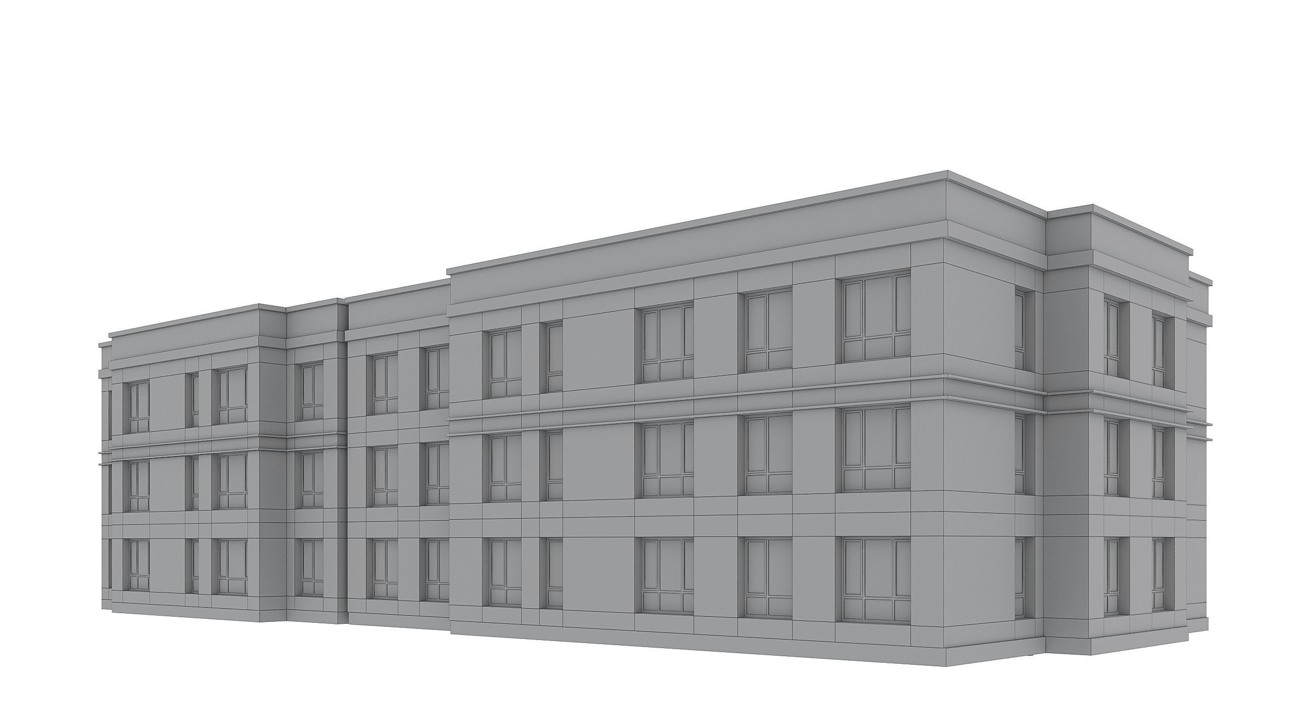 Residential Building 006 3D model_19