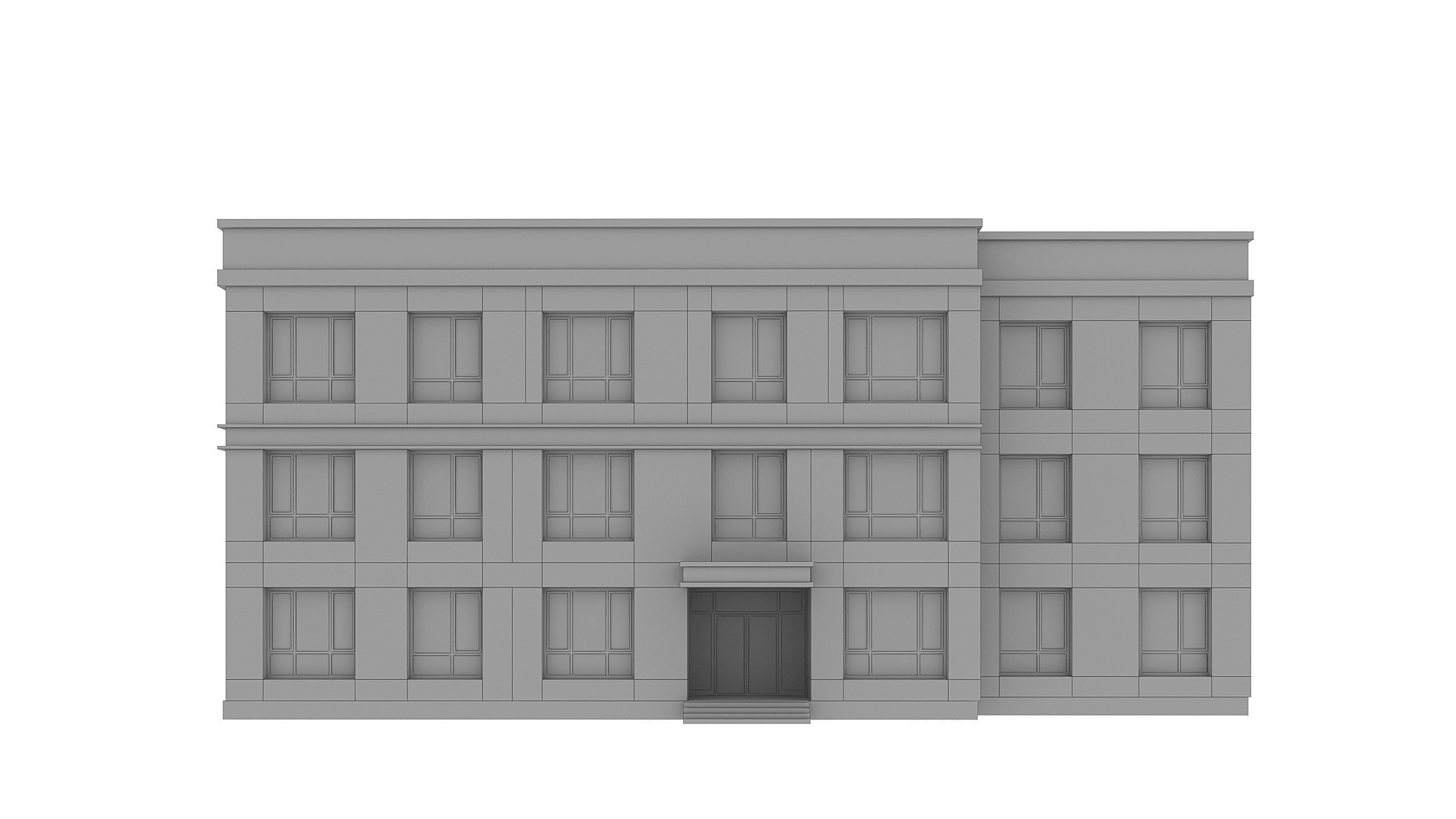 Residential Building 006 3D model_14