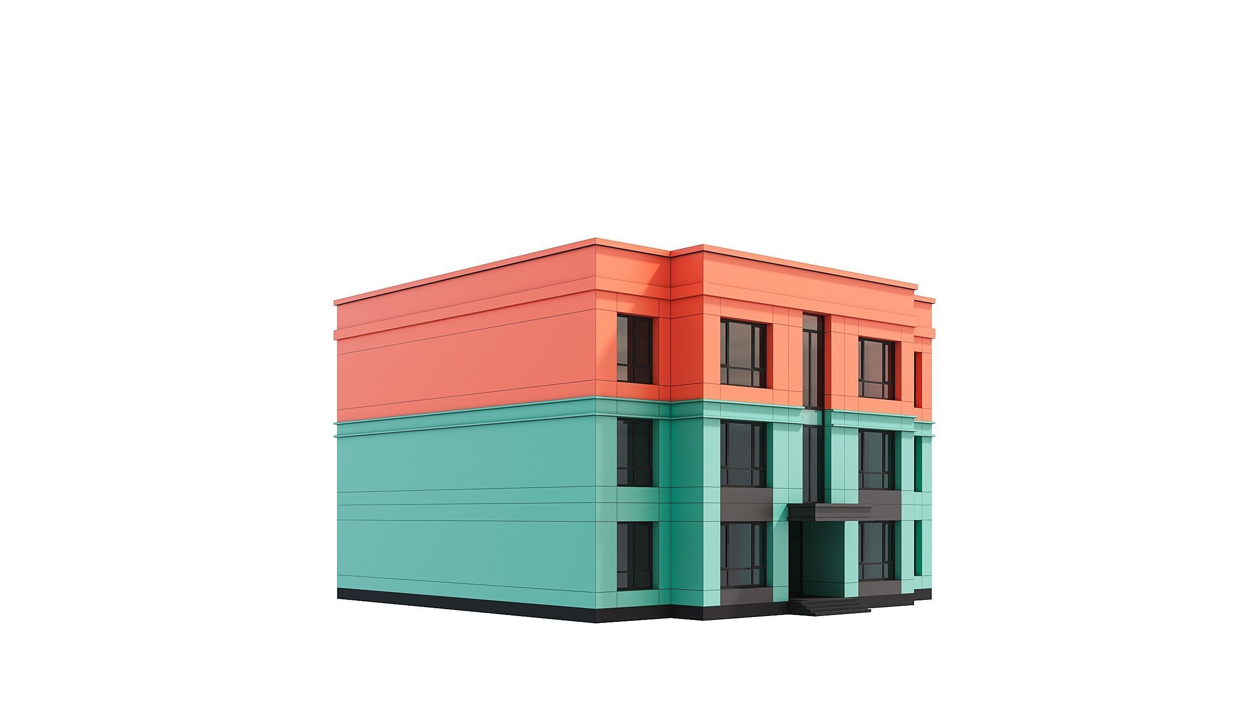 Residential Building 006 3D model_3