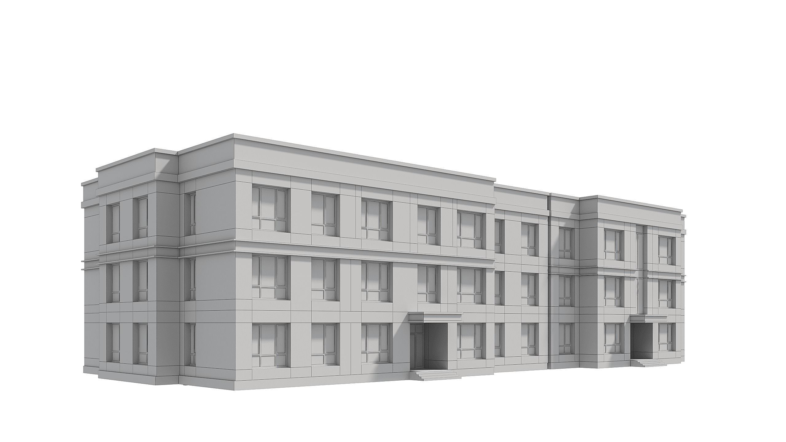 Residential Building 006 3D model_17