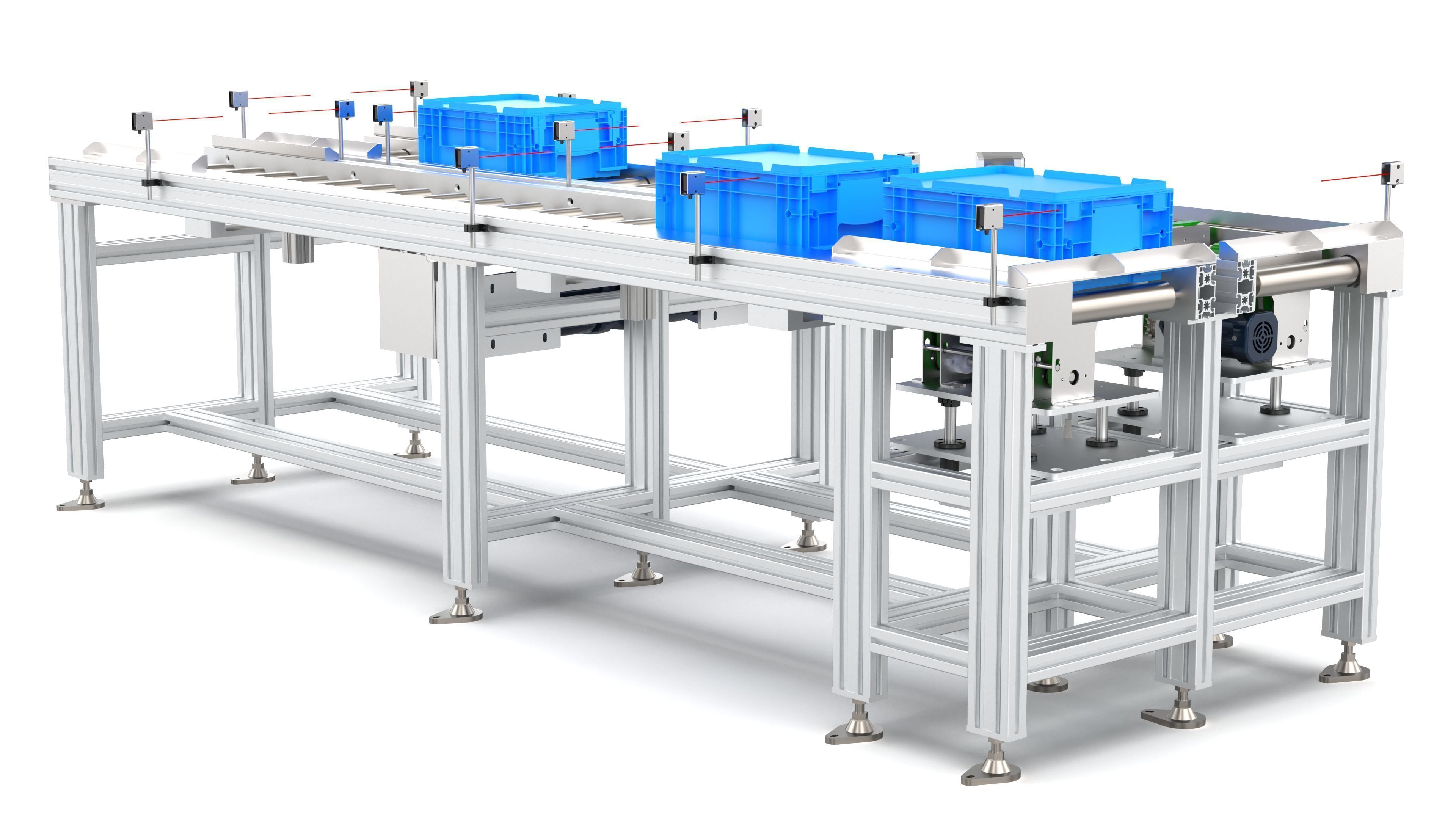 Horizontal Return Drum Line 3D model_4