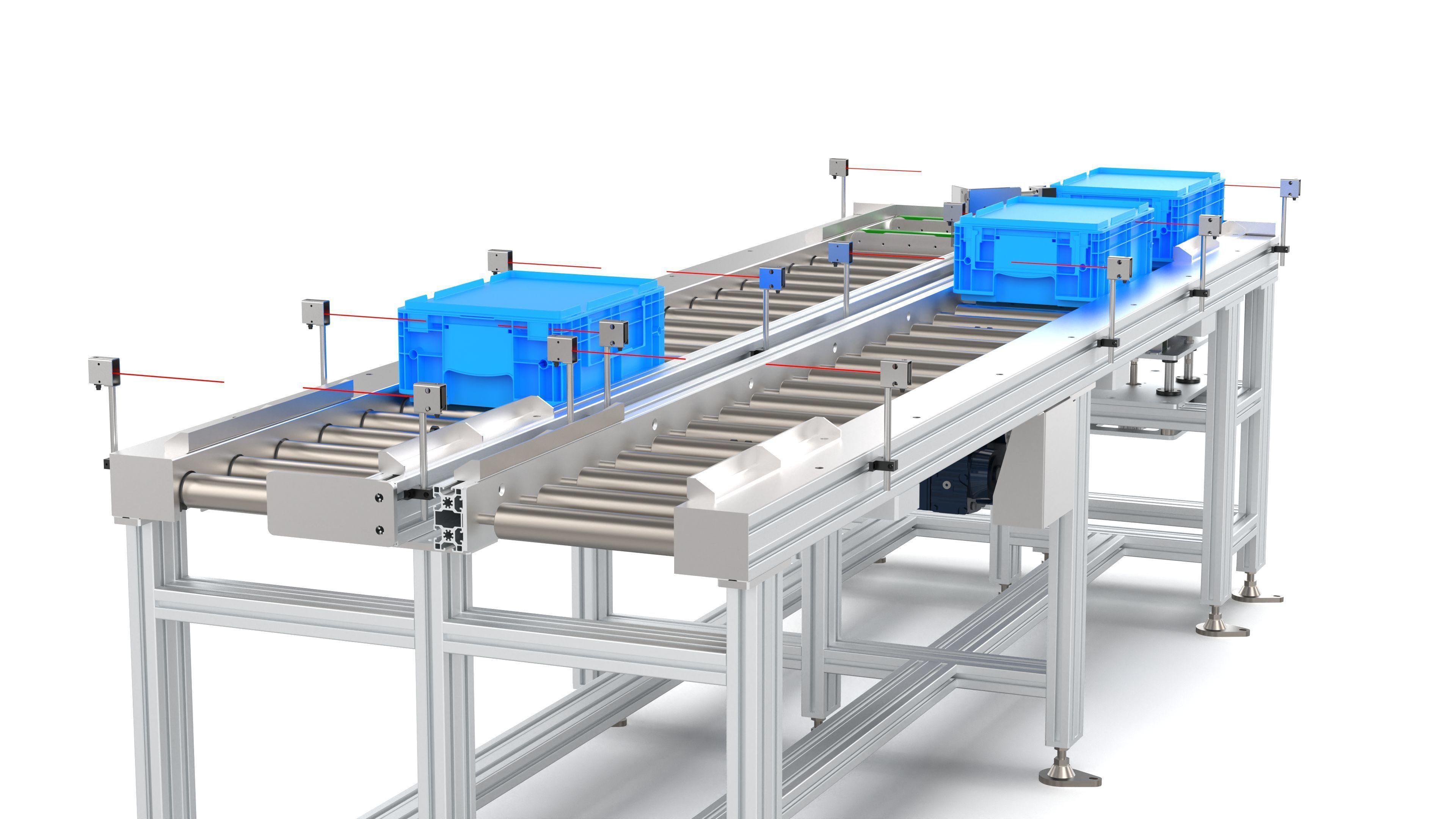 Horizontal Return Drum Line 3D model_9