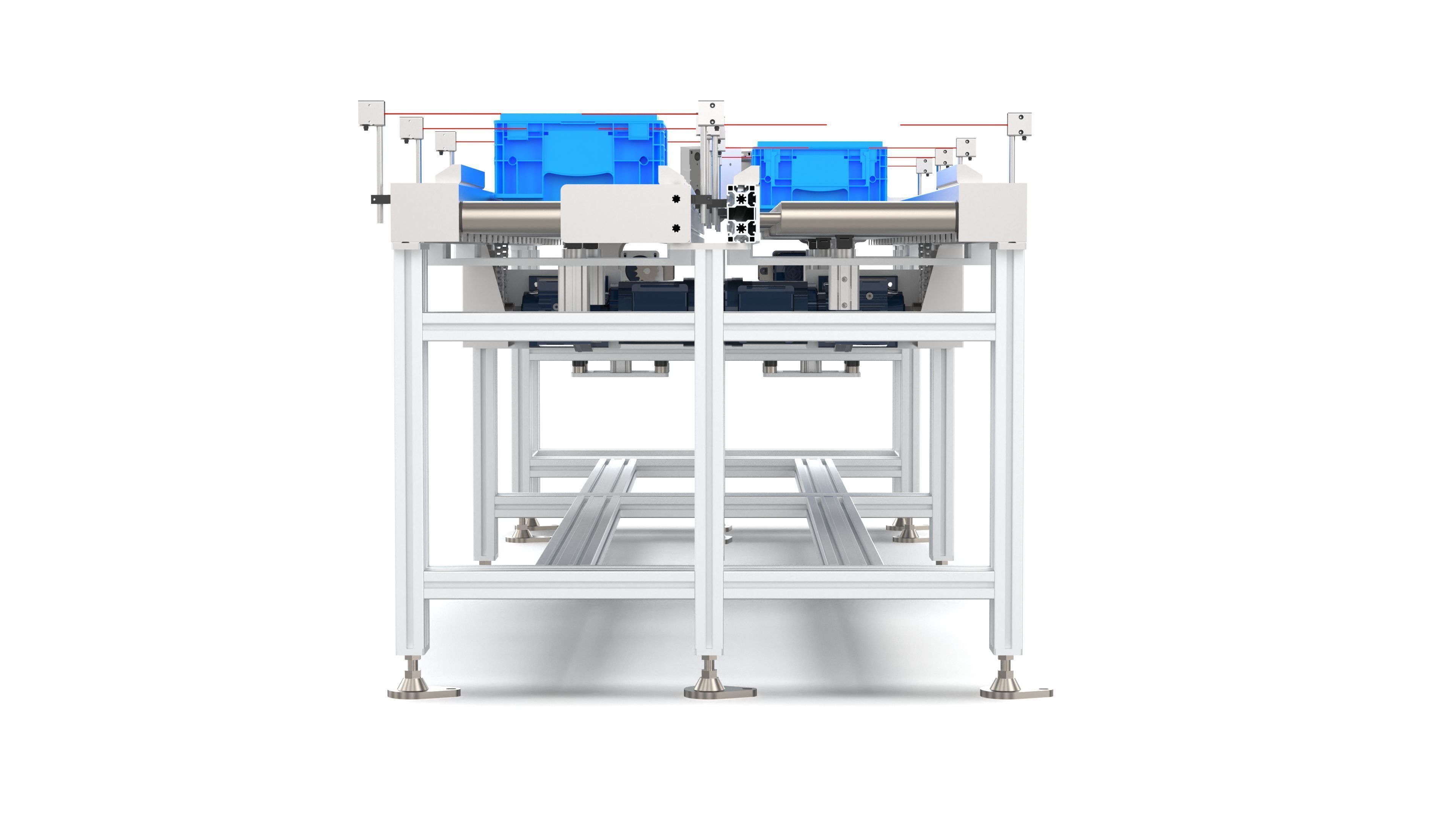 Horizontal Return Drum Line 3D model_5