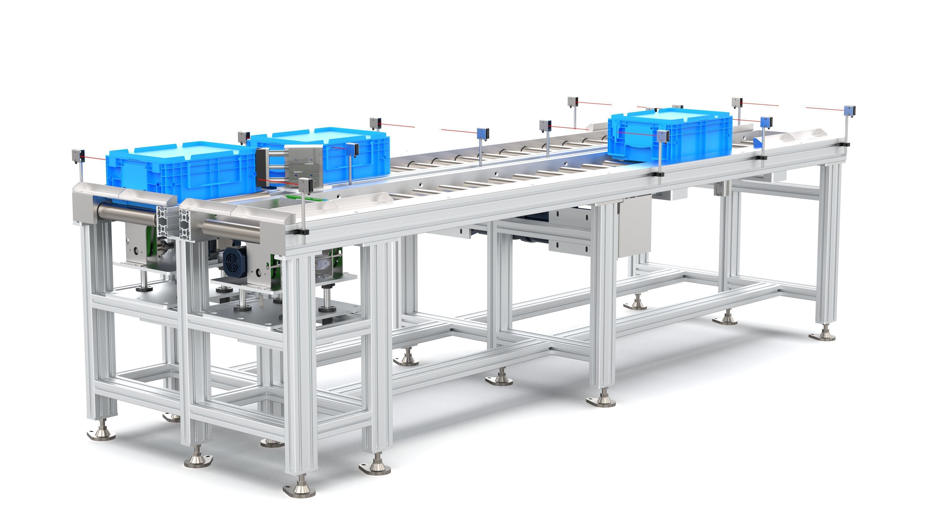 Horizontal Return Drum Line 3D model_1