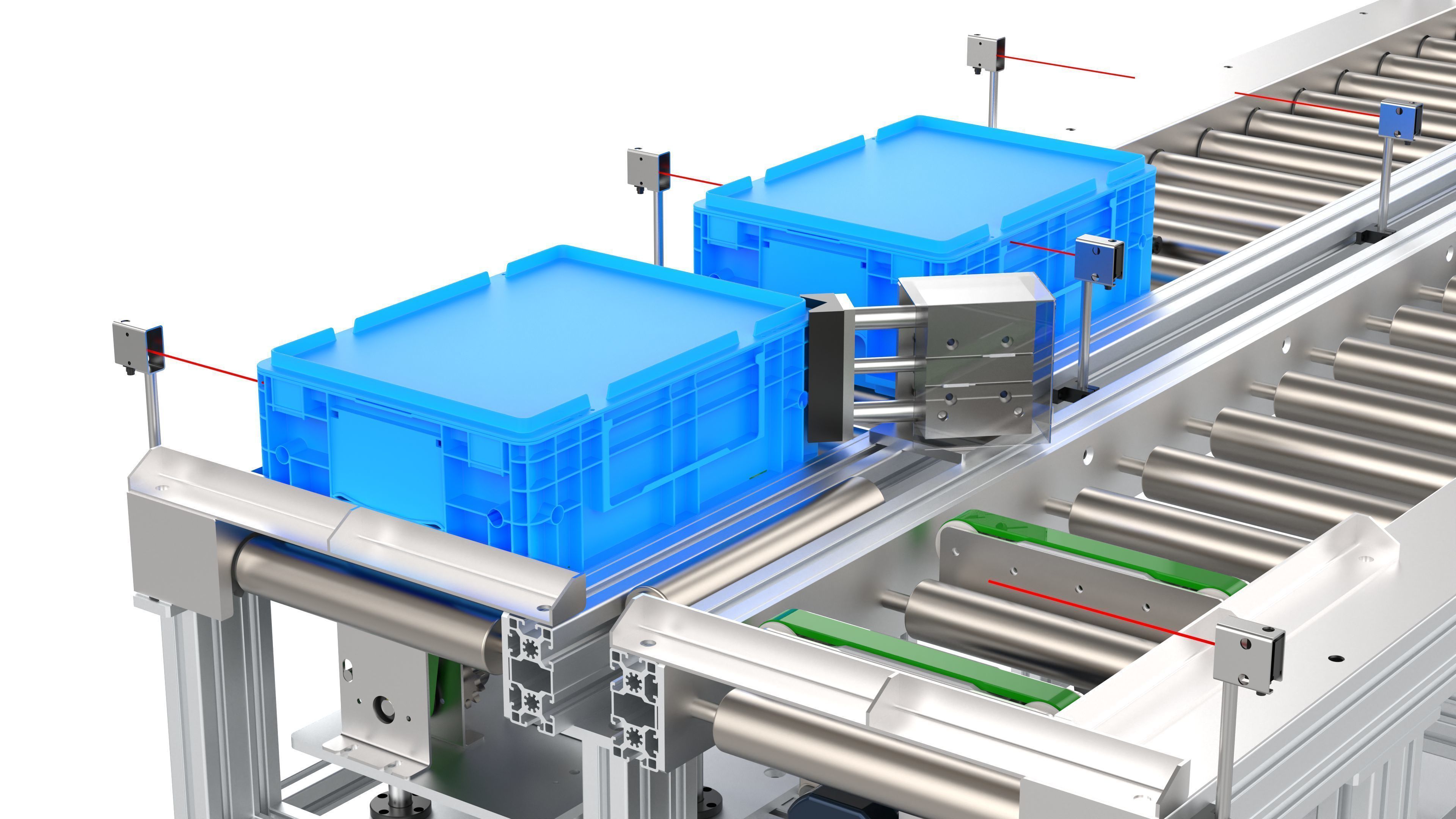 Horizontal Return Drum Line 3D model_14