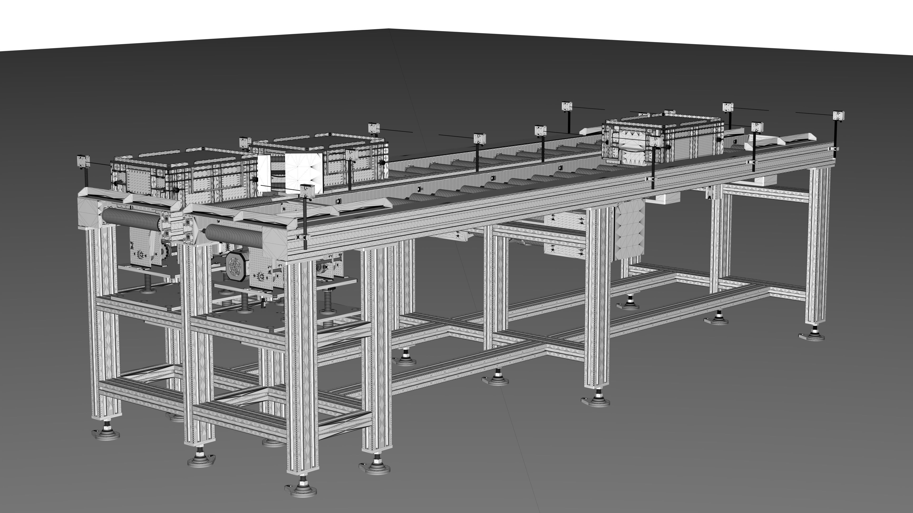 Horizontal Return Drum Line 3D model_17