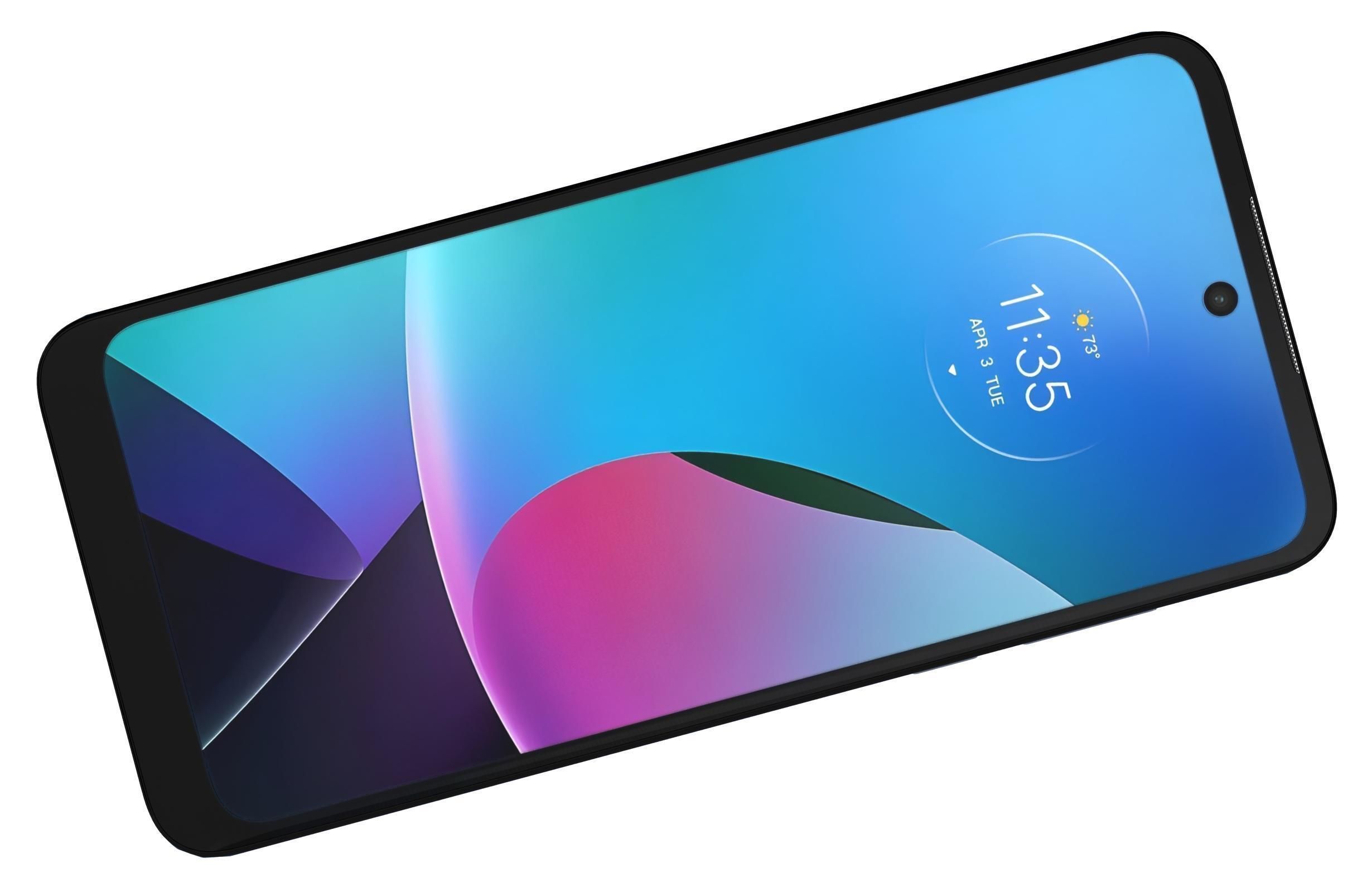 Motorola Moto G Play 2023 And G Power 5G Low-poly 3D model_10