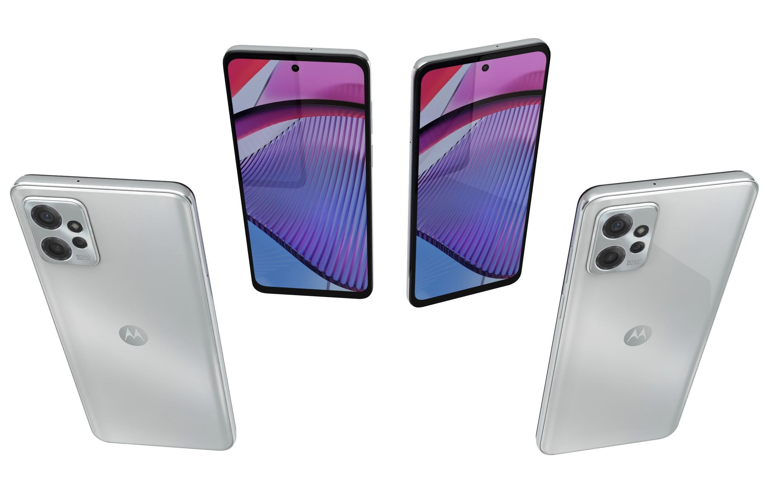 Motorola Moto G Play 2023 And G Power 5G Low-poly 3D model_32