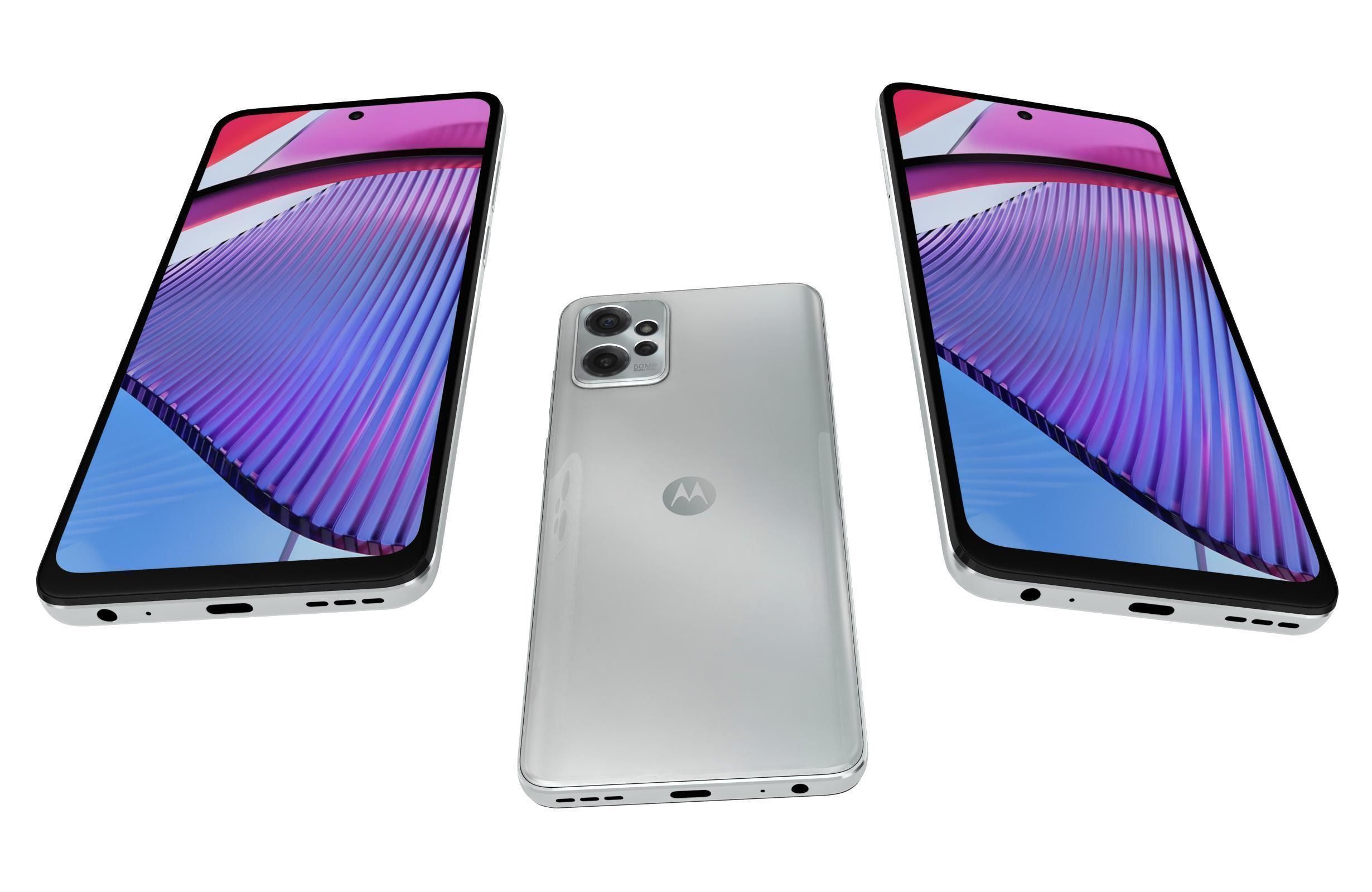 Motorola Moto G Play 2023 And G Power 5G Low-poly 3D model_28
