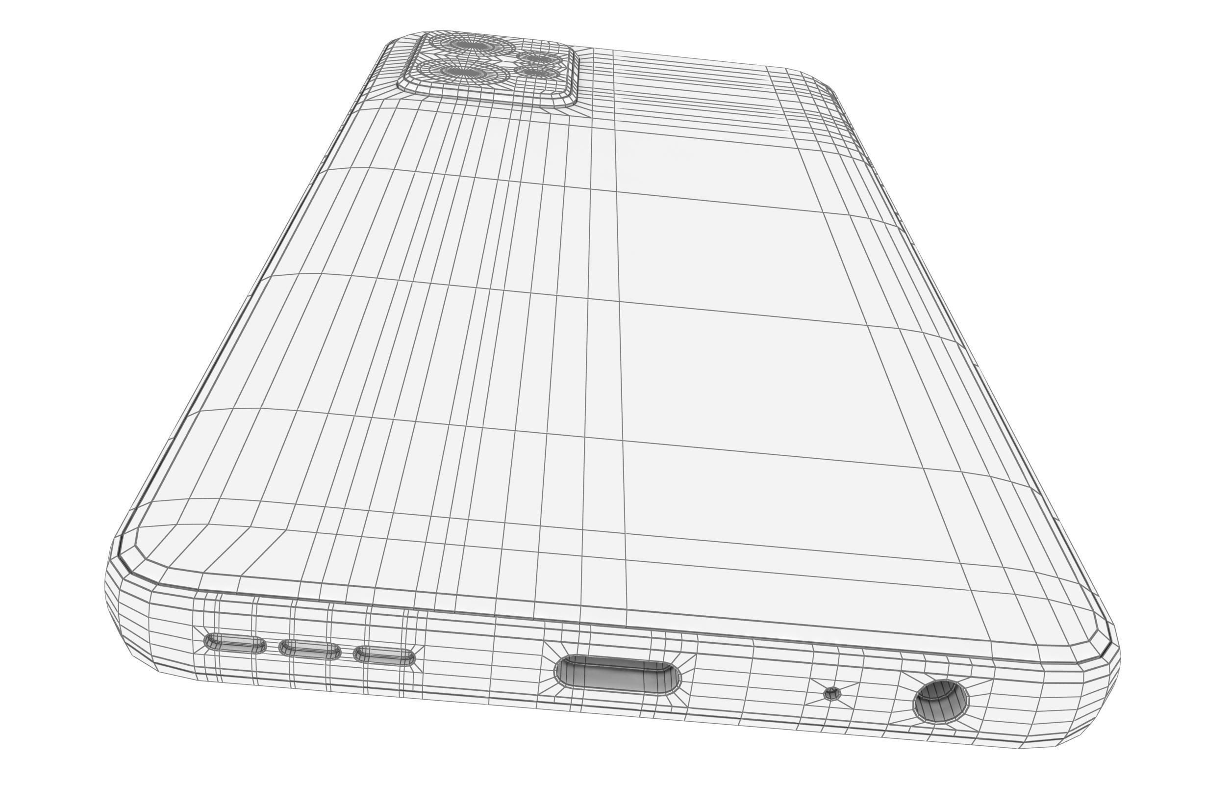 Motorola Moto G Play 2023 And G Power 5G Low-poly 3D model_53