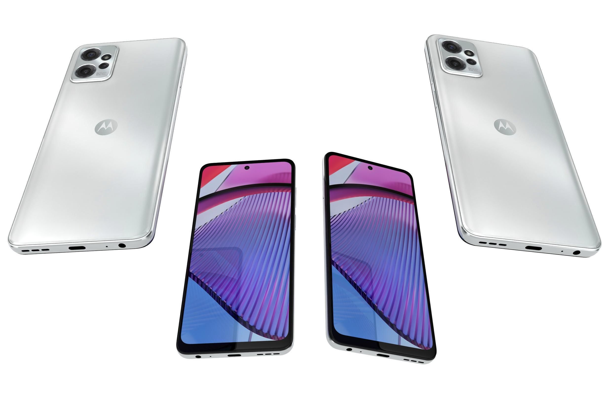 Motorola Moto G Play 2023 And G Power 5G Low-poly 3D model_33