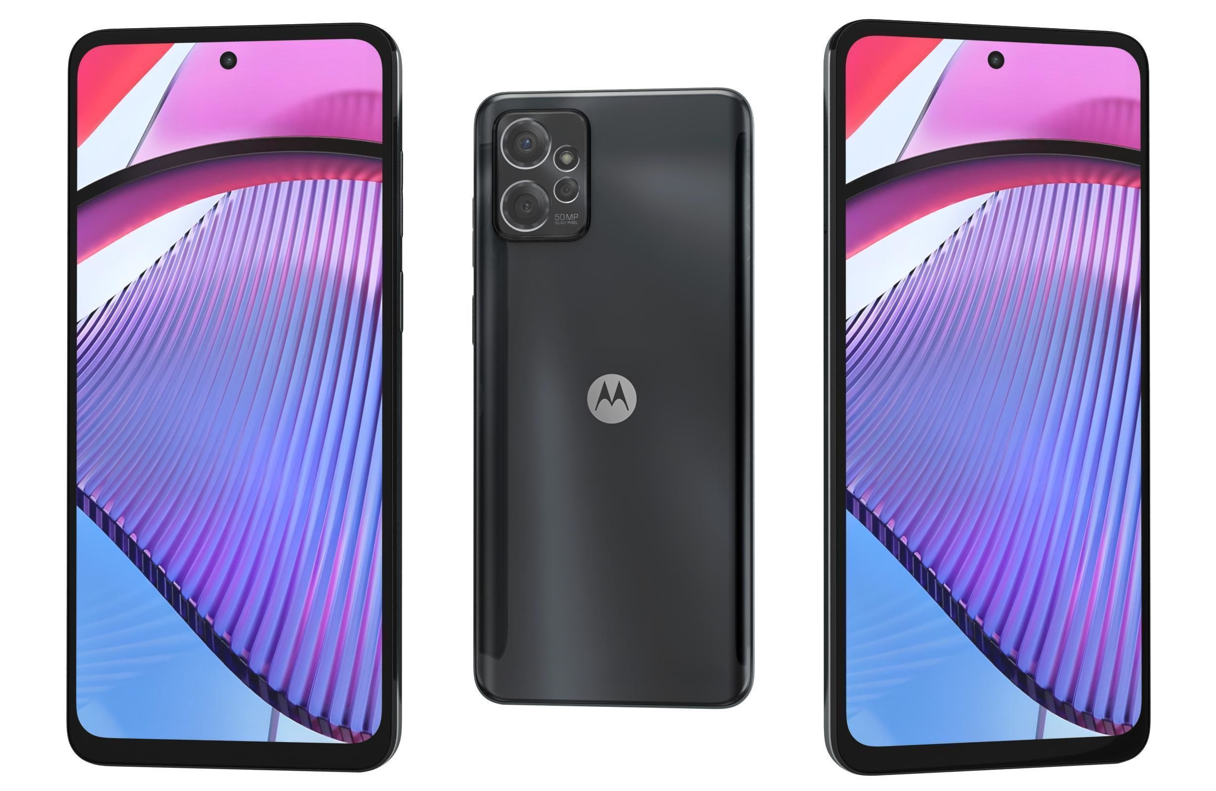 Motorola Moto G Play 2023 And G Power 5G Low-poly 3D model_7