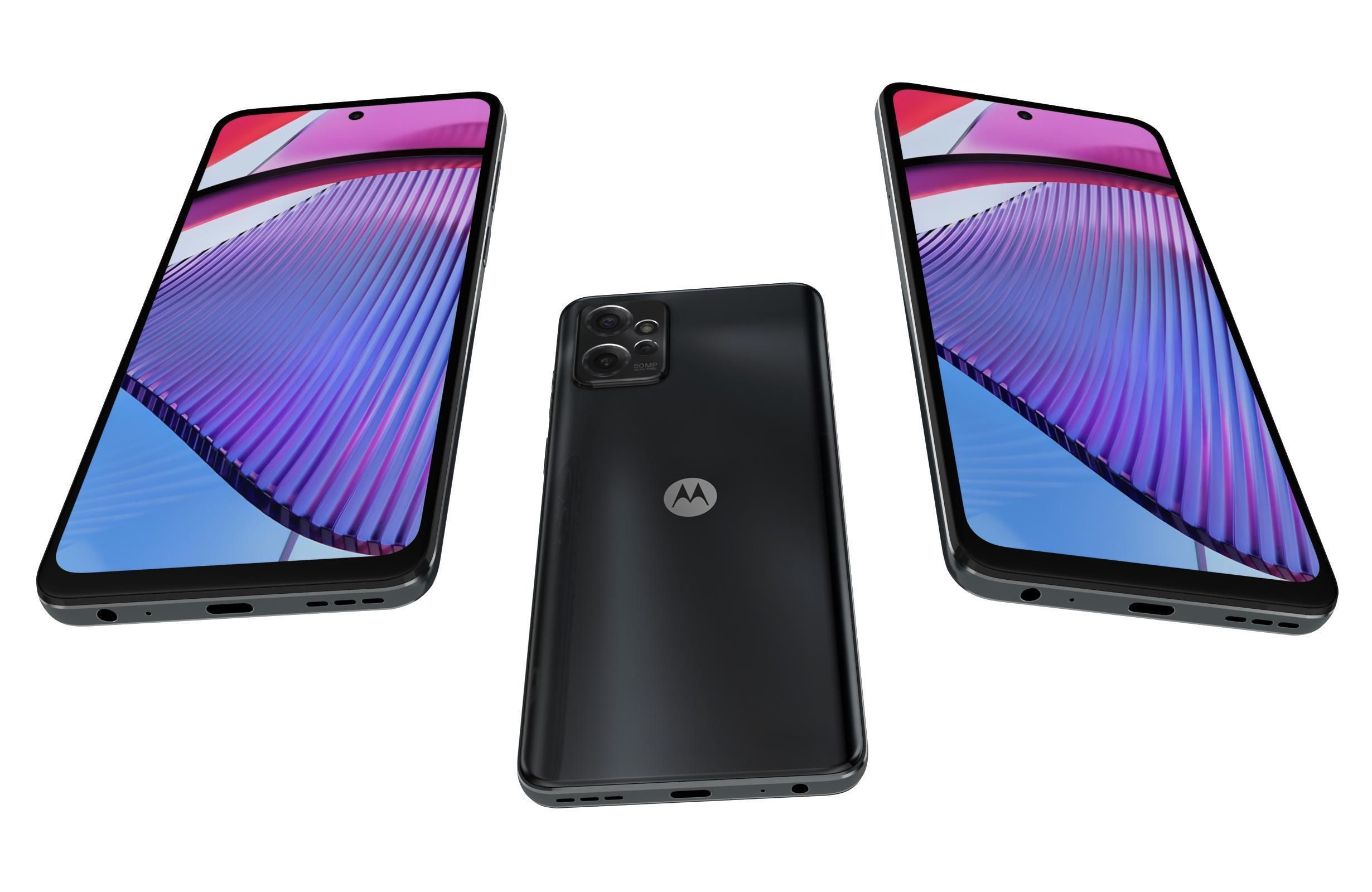 Motorola Moto G Play 2023 And G Power 5G Low-poly 3D model_49