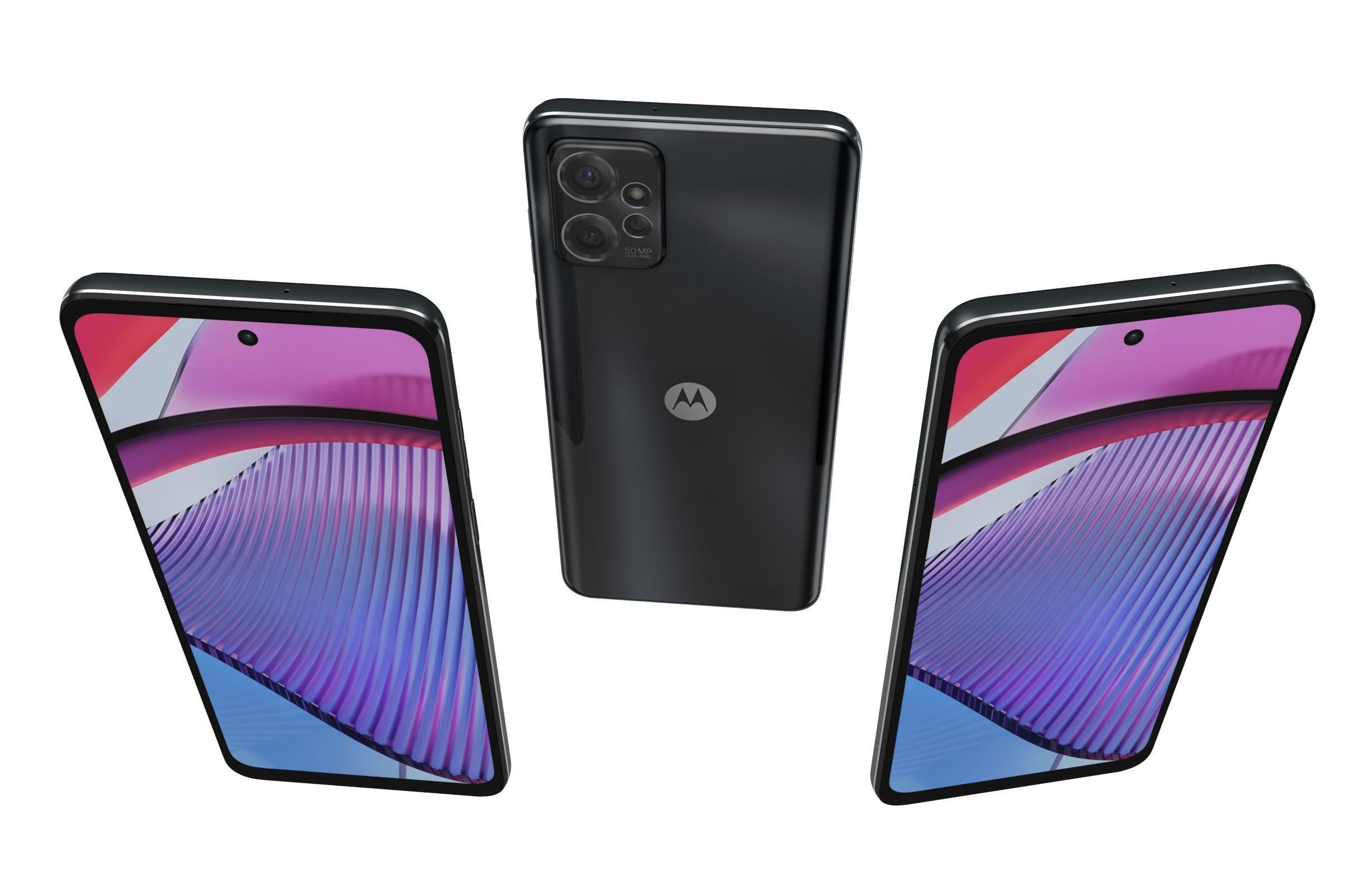 Motorola Moto G Play 2023 And G Power 5G Low-poly 3D model_37