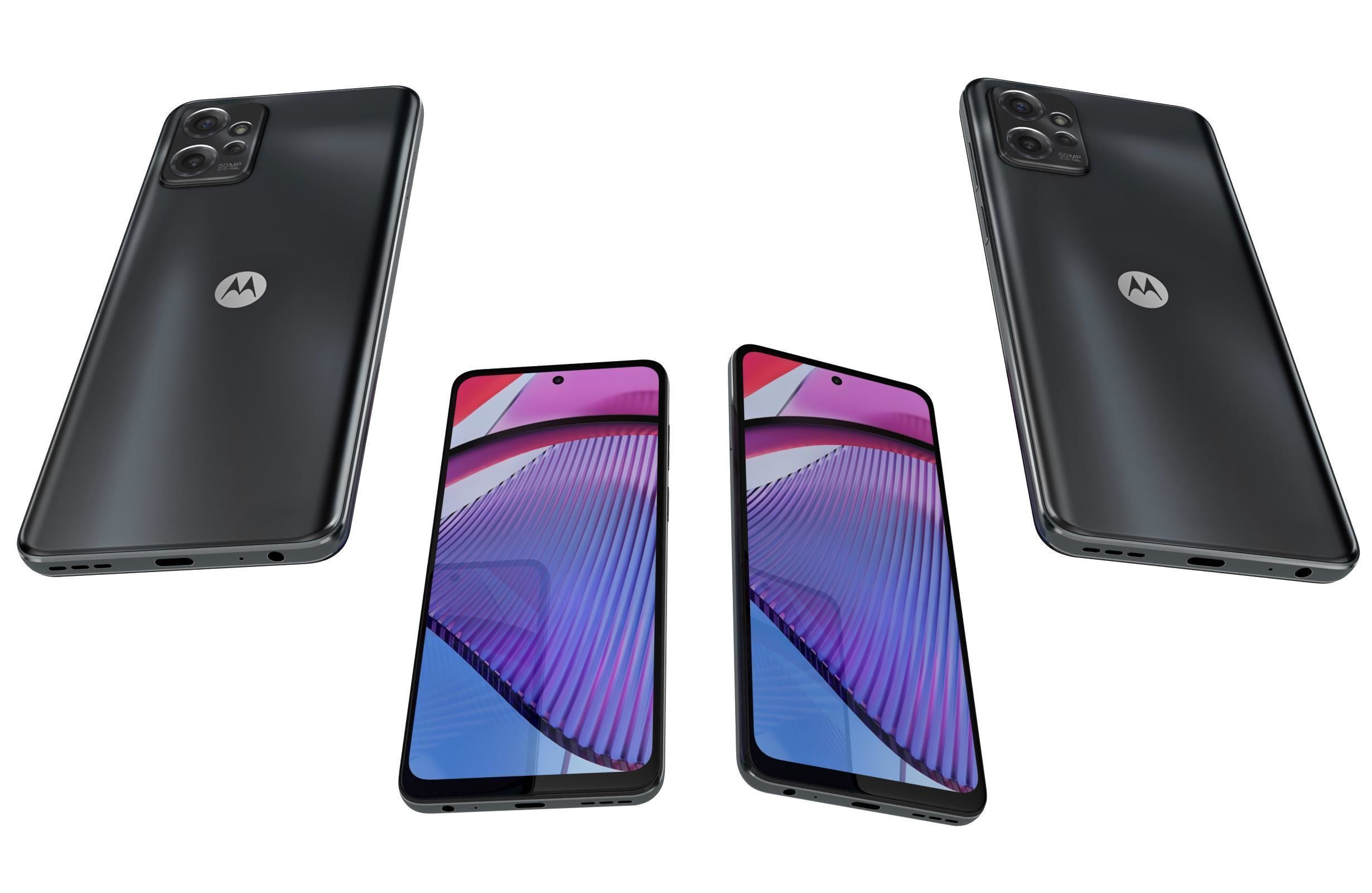 Motorola Moto G Play 2023 And G Power 5G Low-poly 3D model_57