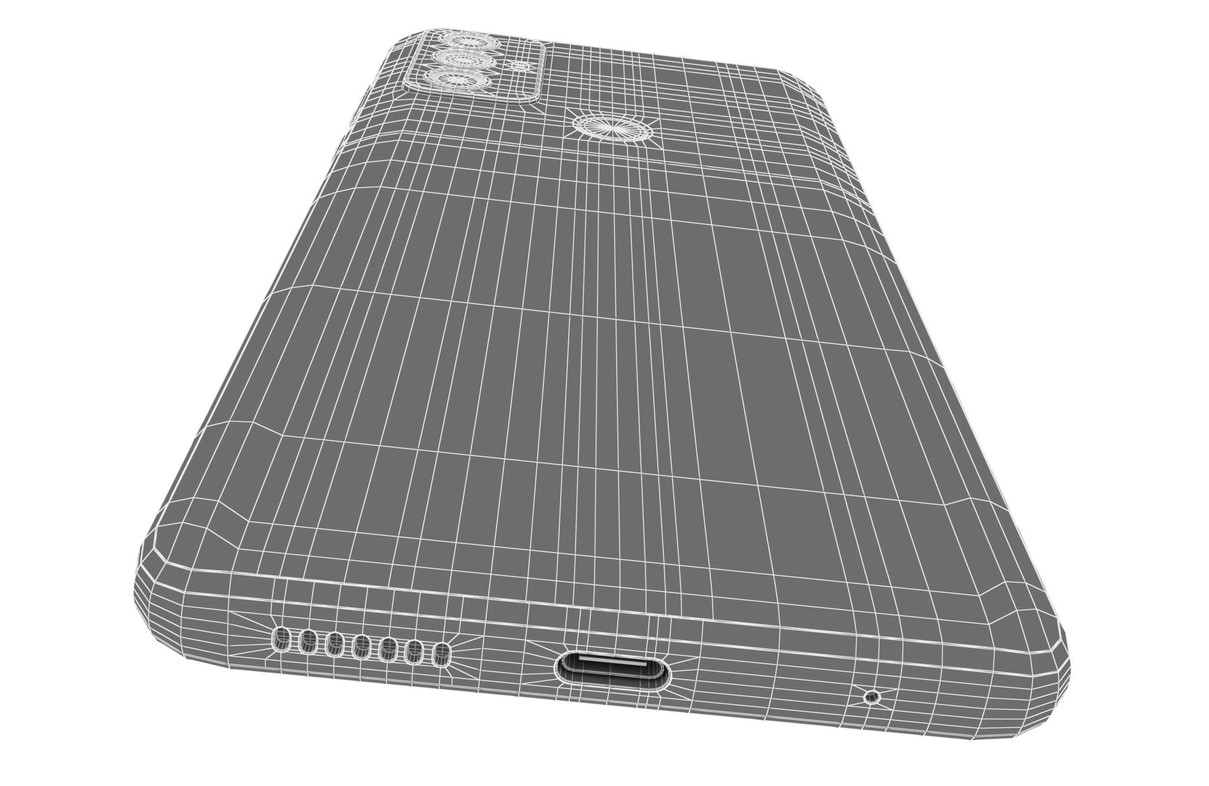 Motorola Moto G Play 2023 And G Power 5G Low-poly 3D model_39