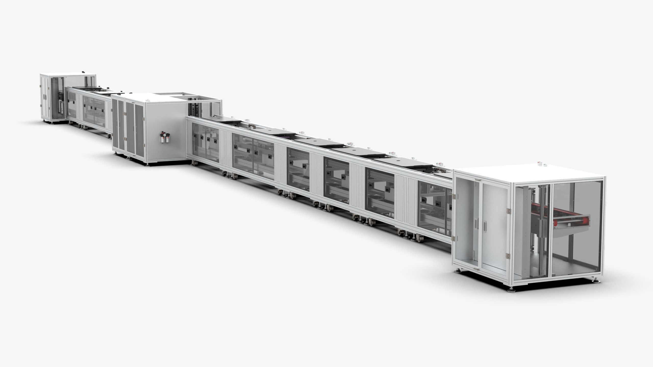 Automatic Battery Assembly Line 3D model_4