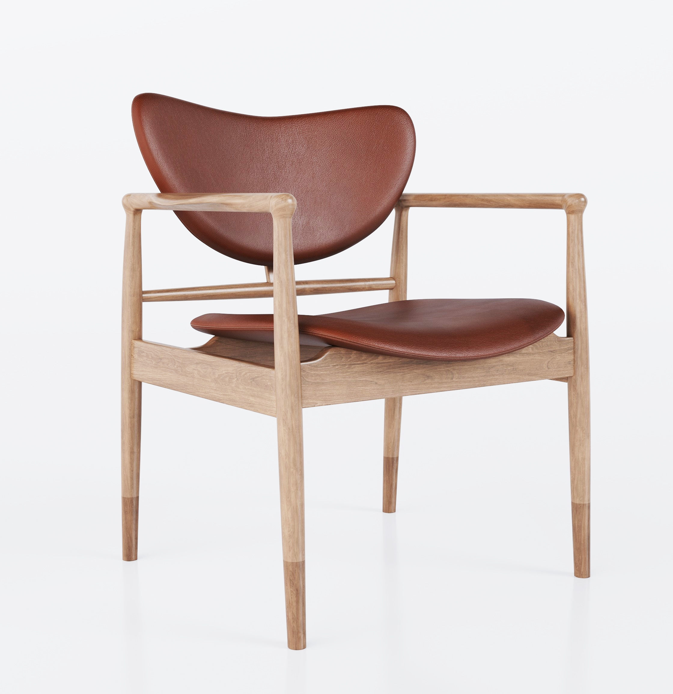 48 CHAIR BY FINN JUHL 3D model_4