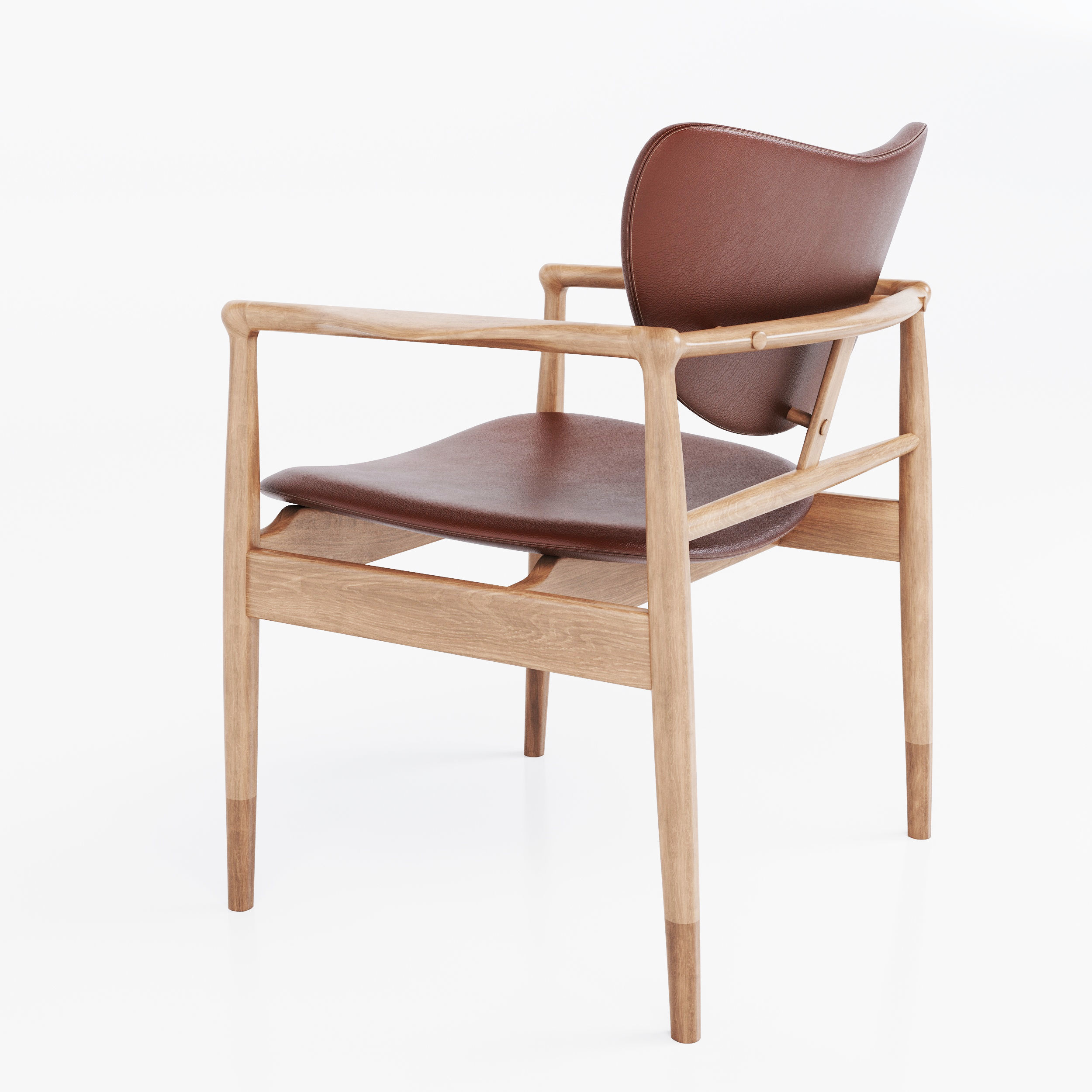48 CHAIR BY FINN JUHL 3D model_2
