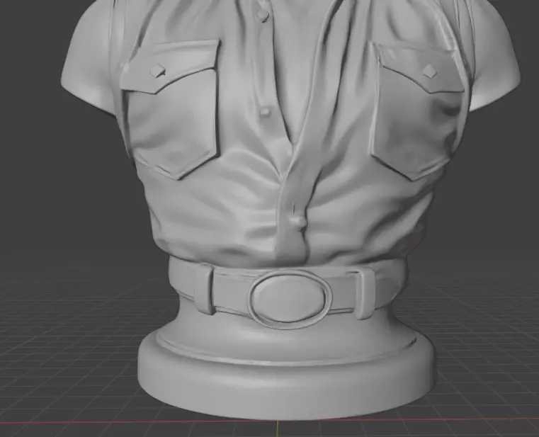 Chuck Norris 3D print model_14