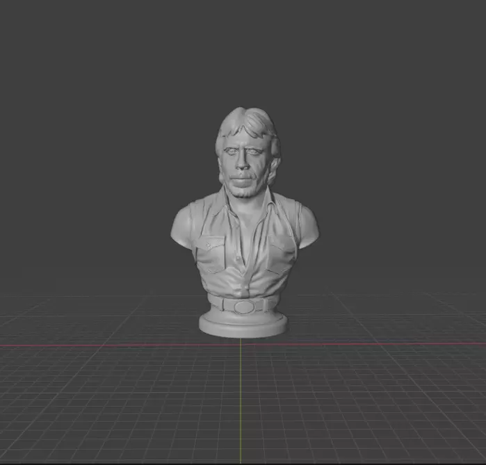 Chuck Norris 3D print model_0