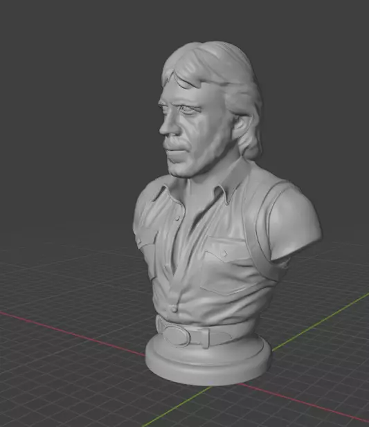 Chuck Norris 3D print model_4
