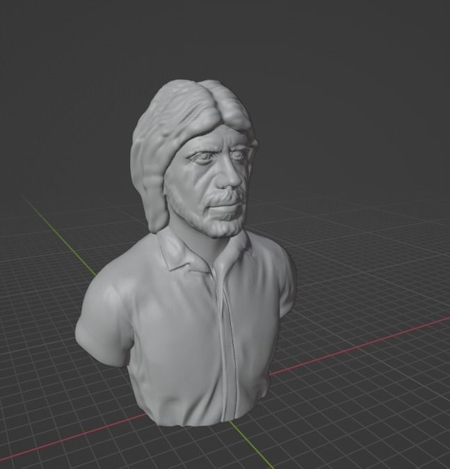 Chuck Norris 3D print model_9