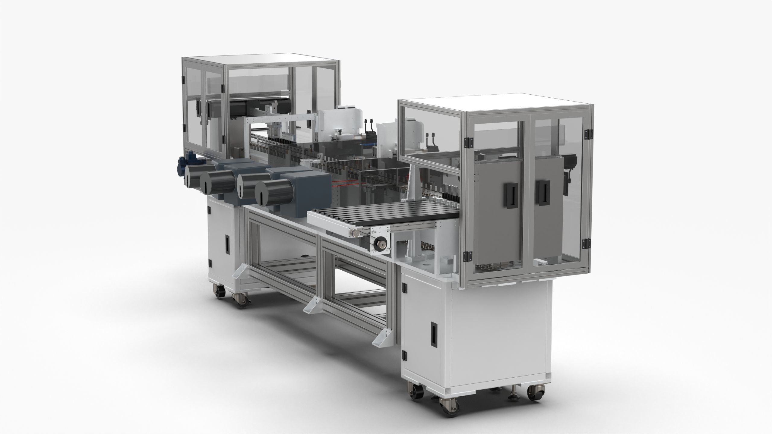 Automatic 18650 Battery X-Ray Testing Machine 3D model_2