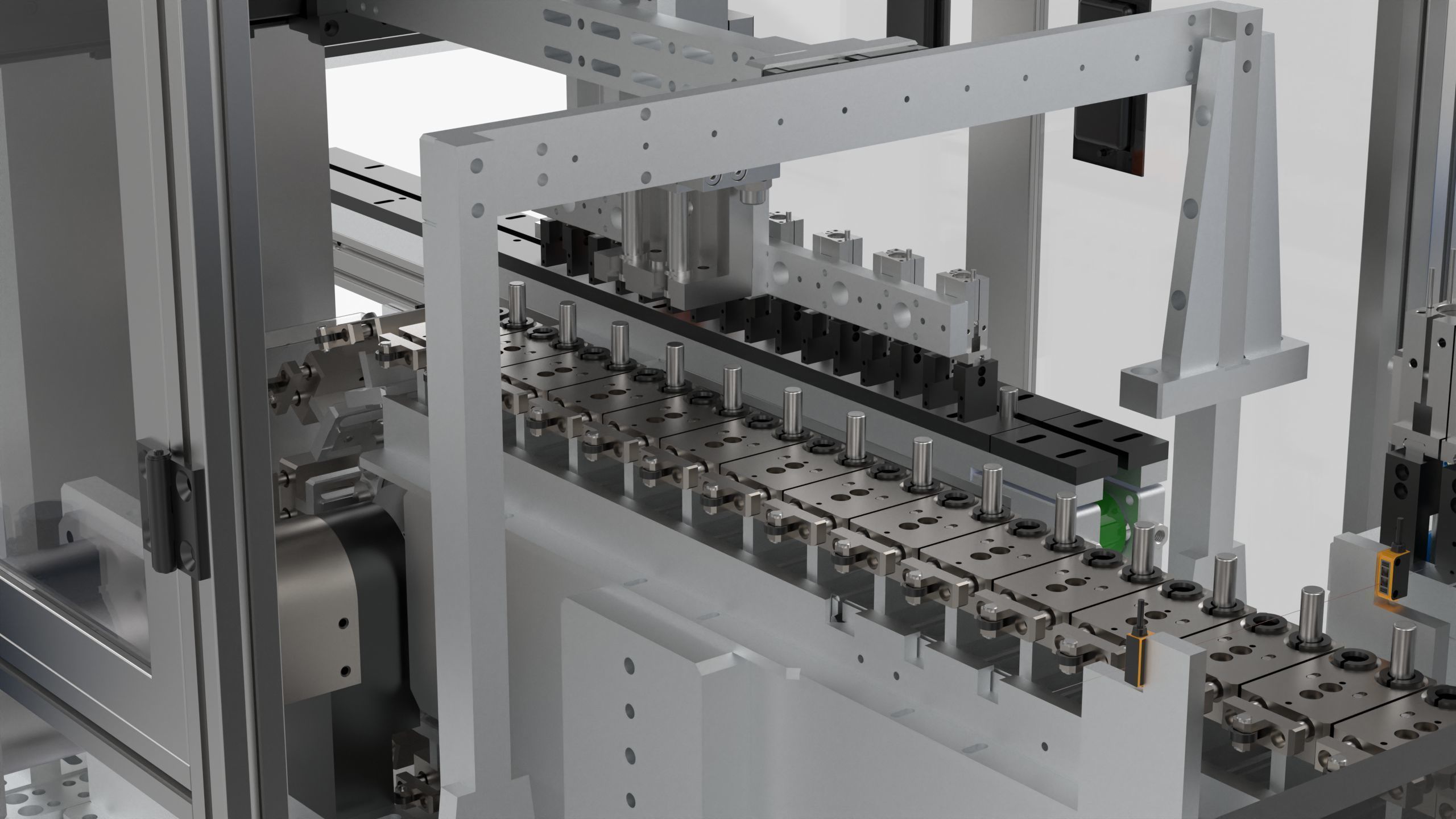 Automatic 18650 Battery X-Ray Testing Machine 3D model_15