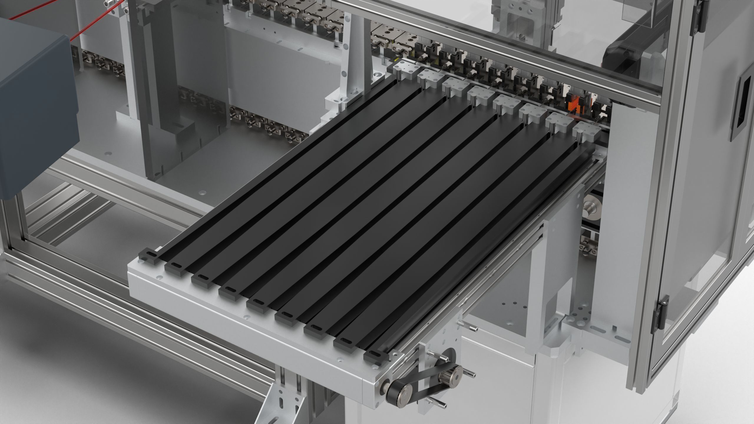 Automatic 18650 Battery X-Ray Testing Machine 3D model_16