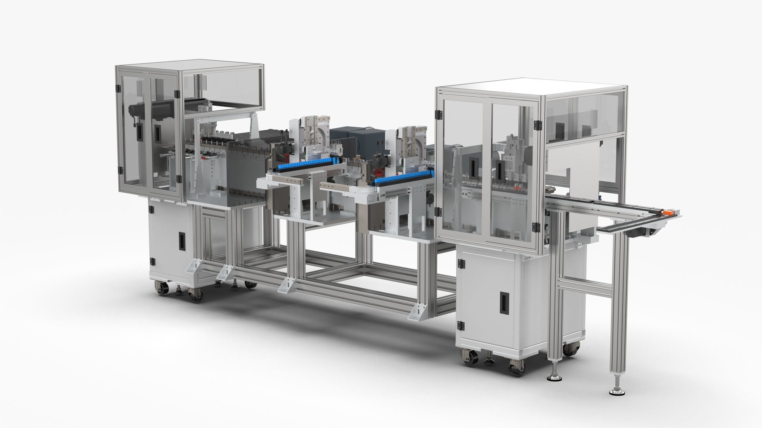 Automatic 18650 Battery X-Ray Testing Machine 3D model_18