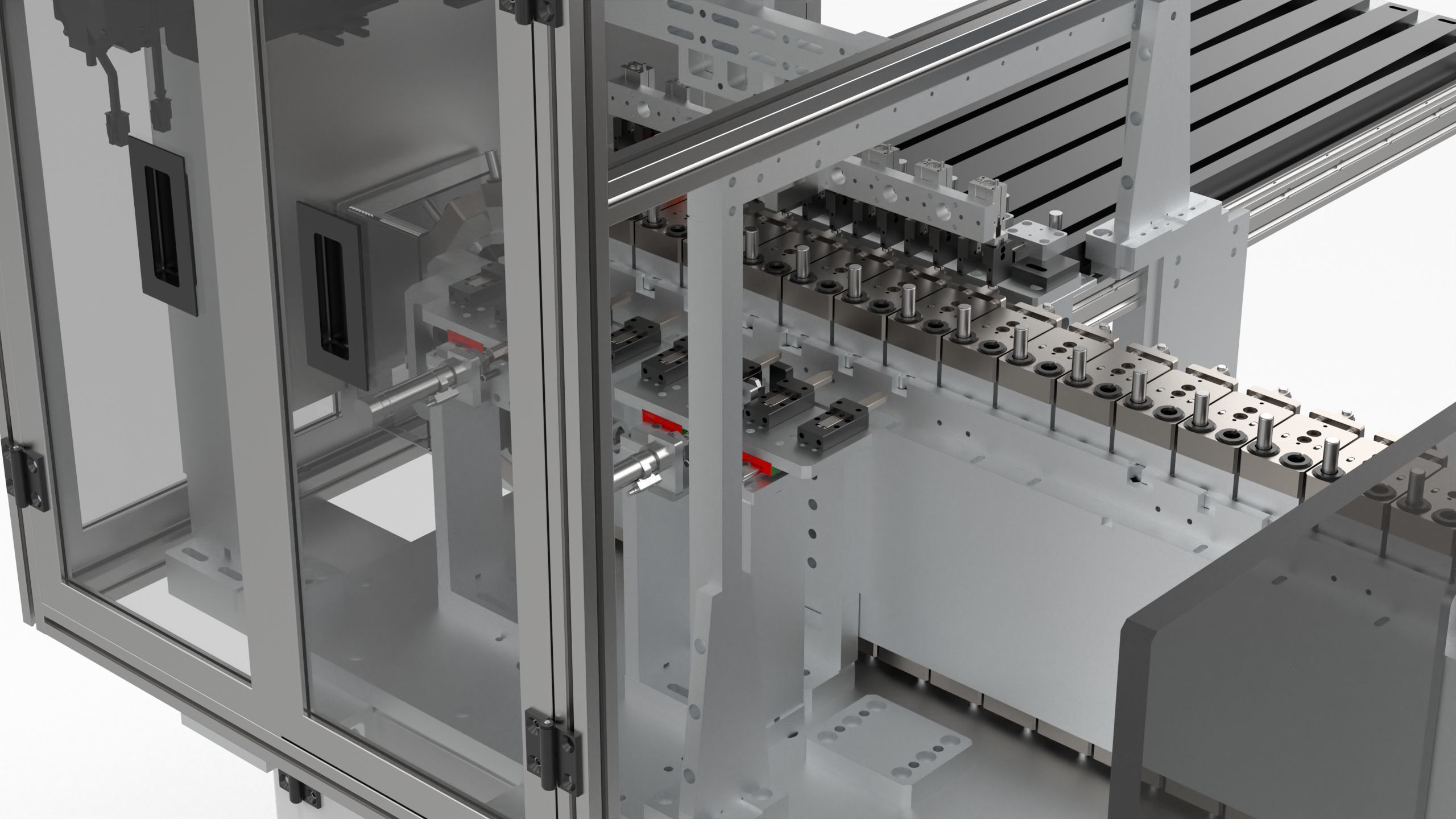 Automatic 18650 Battery X-Ray Testing Machine 3D model_19