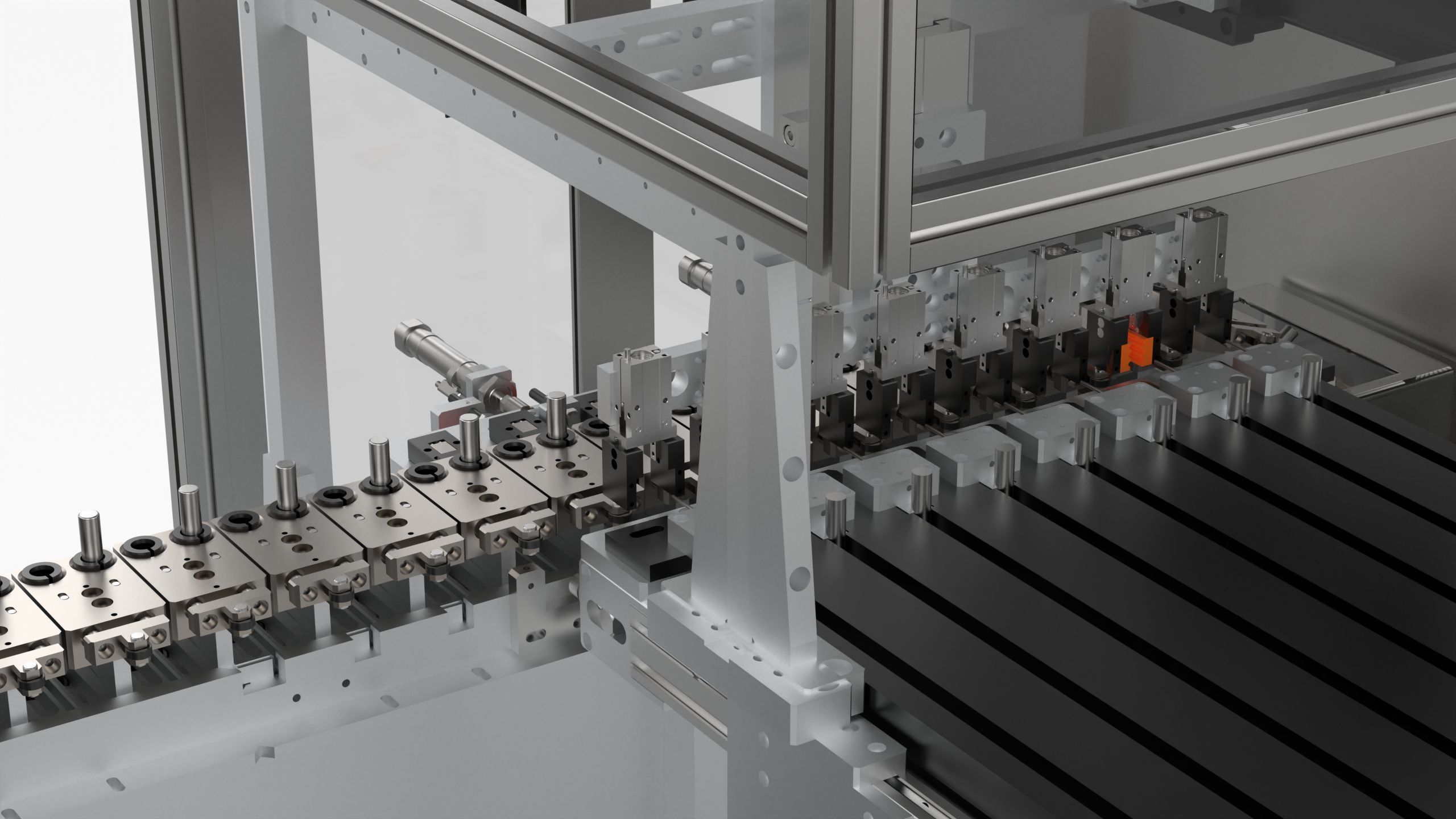 Automatic 18650 Battery X-Ray Testing Machine 3D model_17