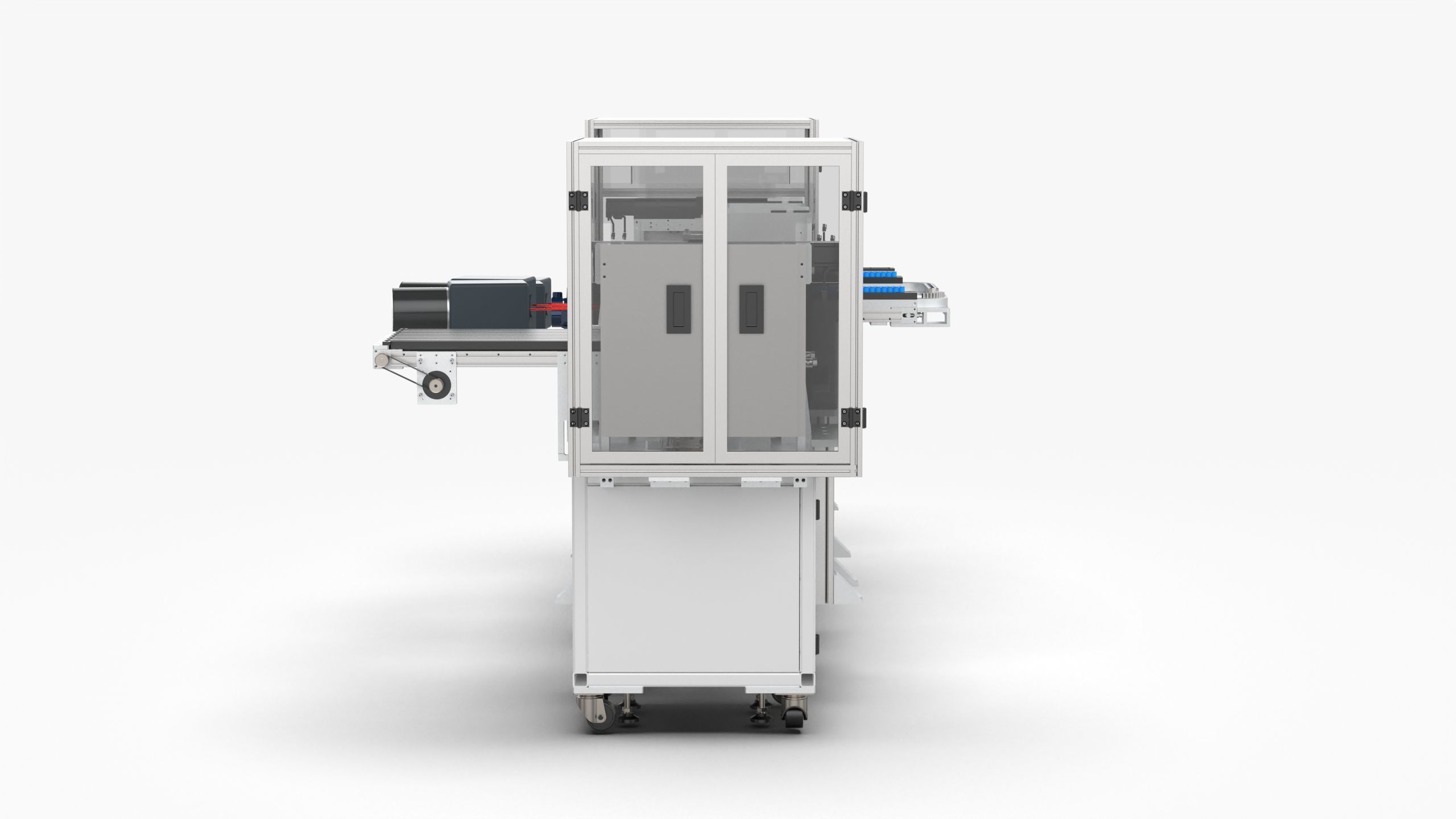 Automatic 18650 Battery X-Ray Testing Machine 3D model_5