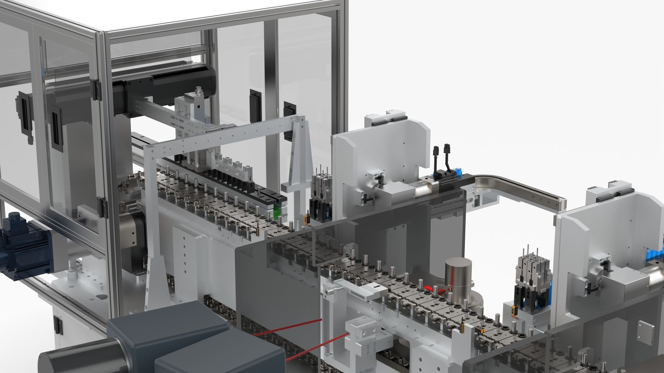 Automatic 18650 Battery X-Ray Testing Machine 3D model_14