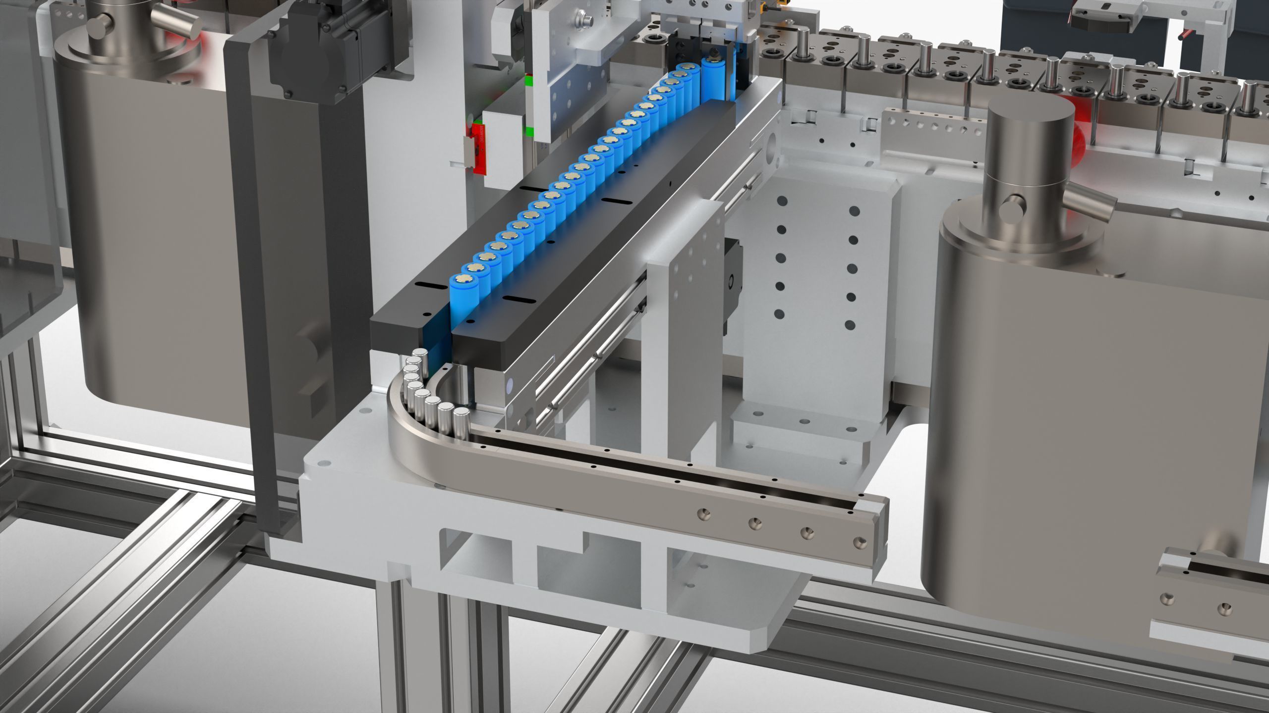 Automatic 18650 Battery X-Ray Testing Machine 3D model_12