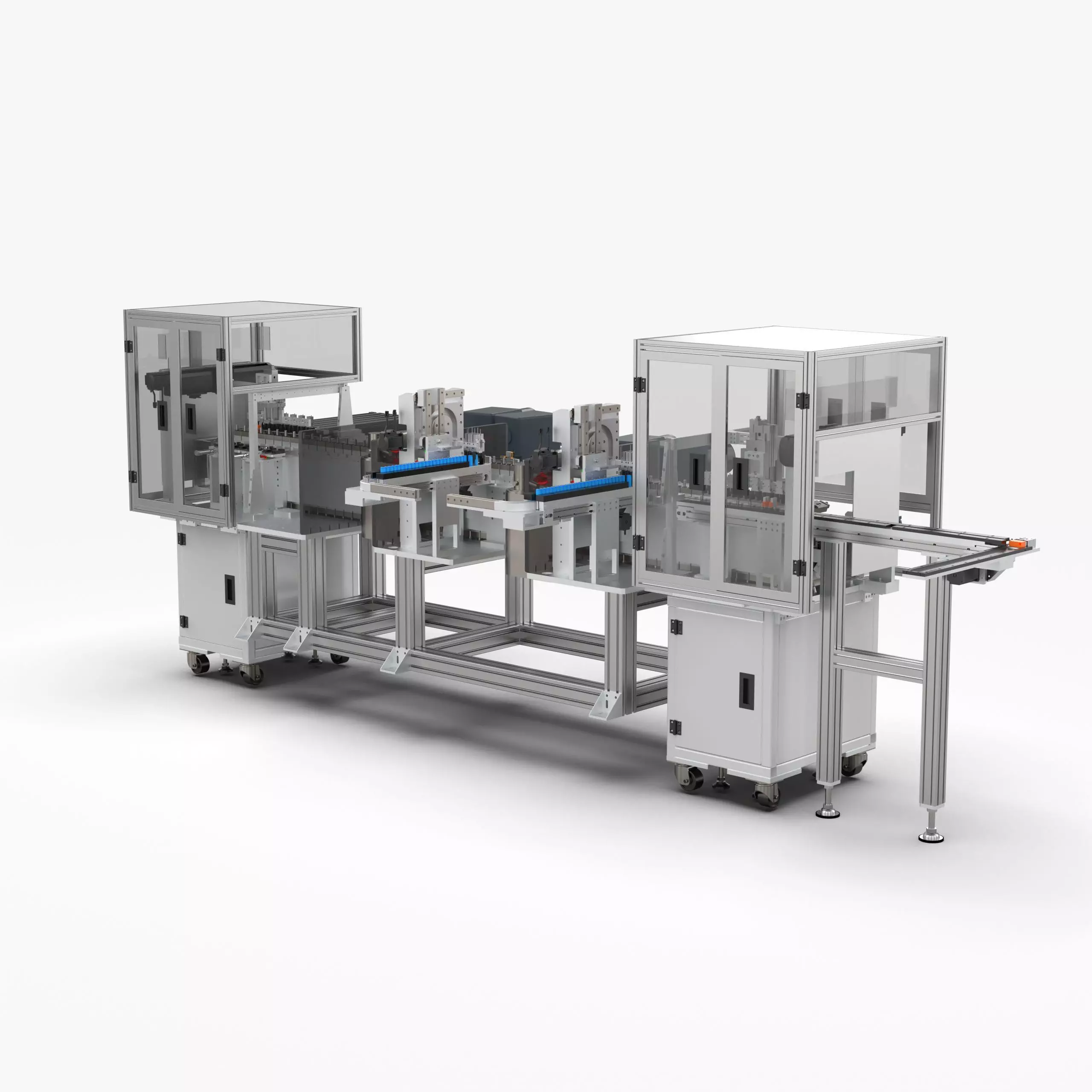 Automatic 18650 Battery X-Ray Testing Machine 3D model_0