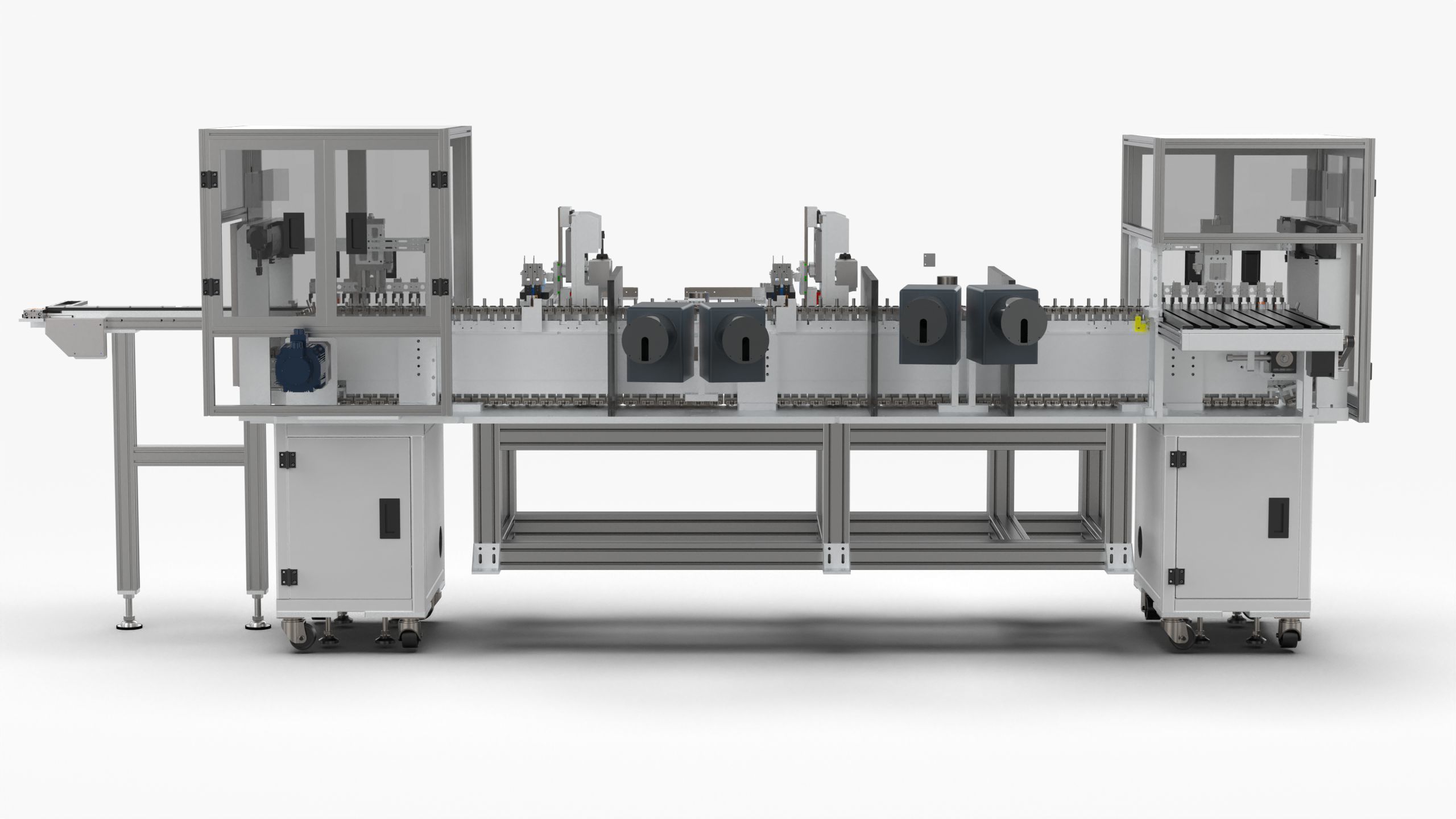 Automatic 18650 Battery X-Ray Testing Machine 3D model_6