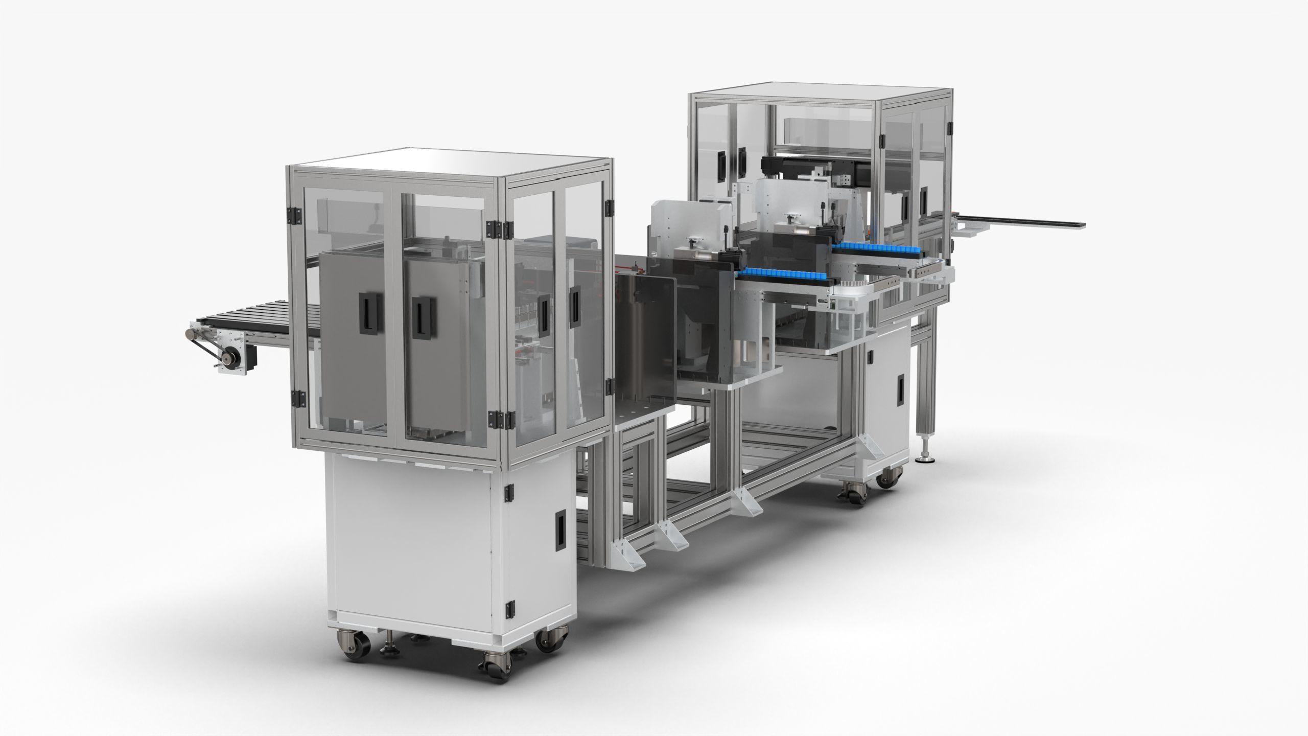 Automatic 18650 Battery X-Ray Testing Machine 3D model_3